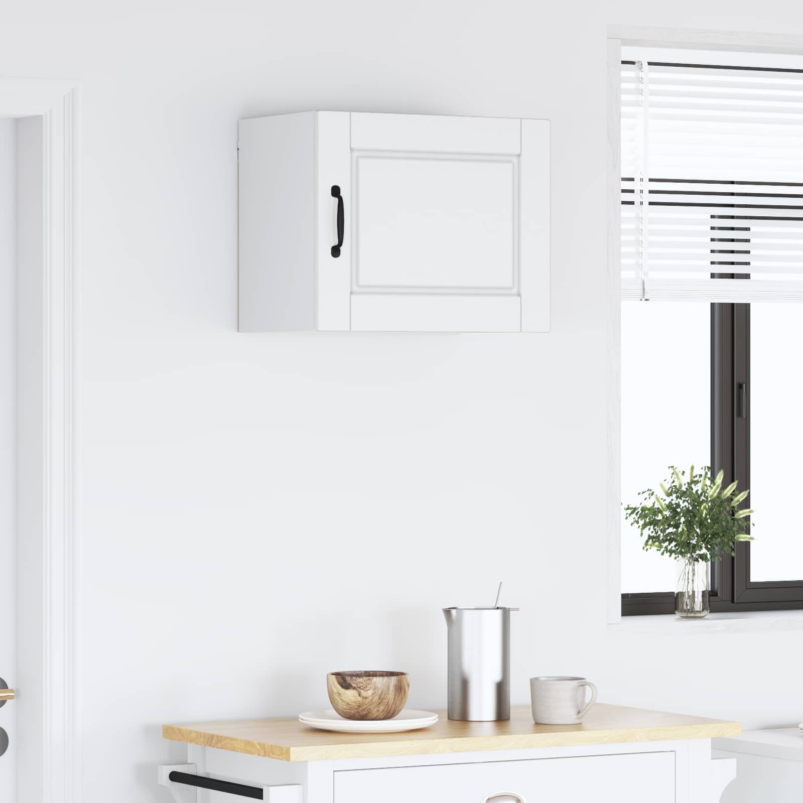 Wall Cabinet PORTO White 50 x 31 x 40 cm Engineered Wood