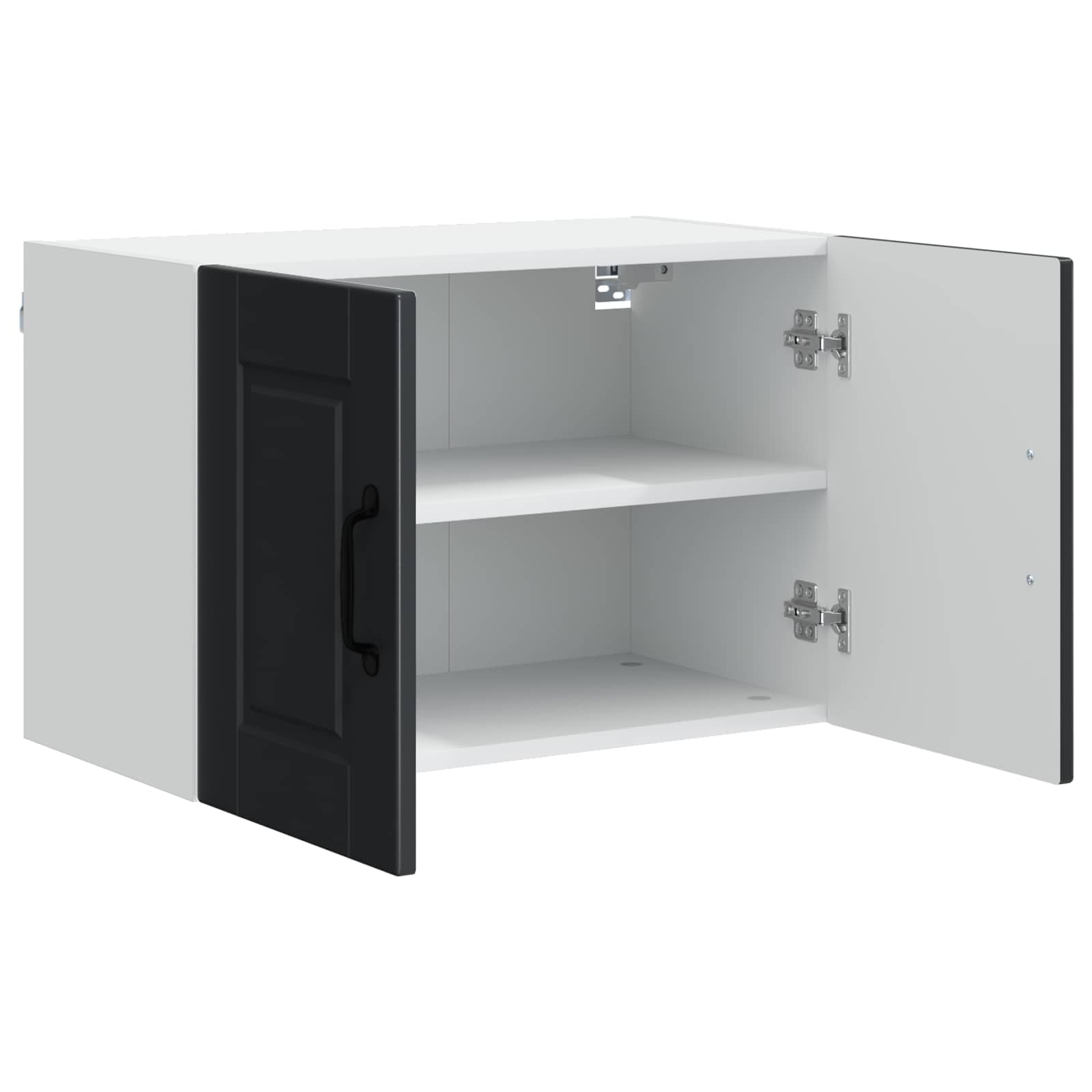 Kitchen Cabinet with Door Black 60 x 31 x 40 cm Engineered Wood