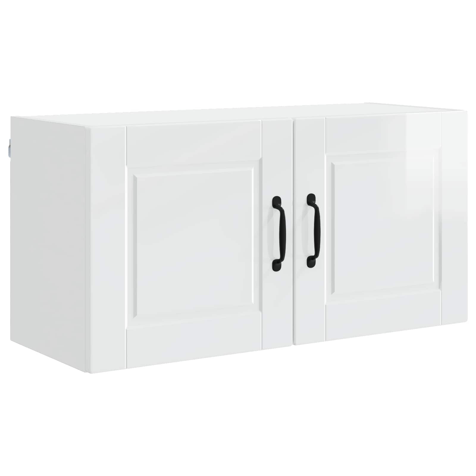 Wall Cabinet PORTO High Gloss White 80 x 31 x 40 cm