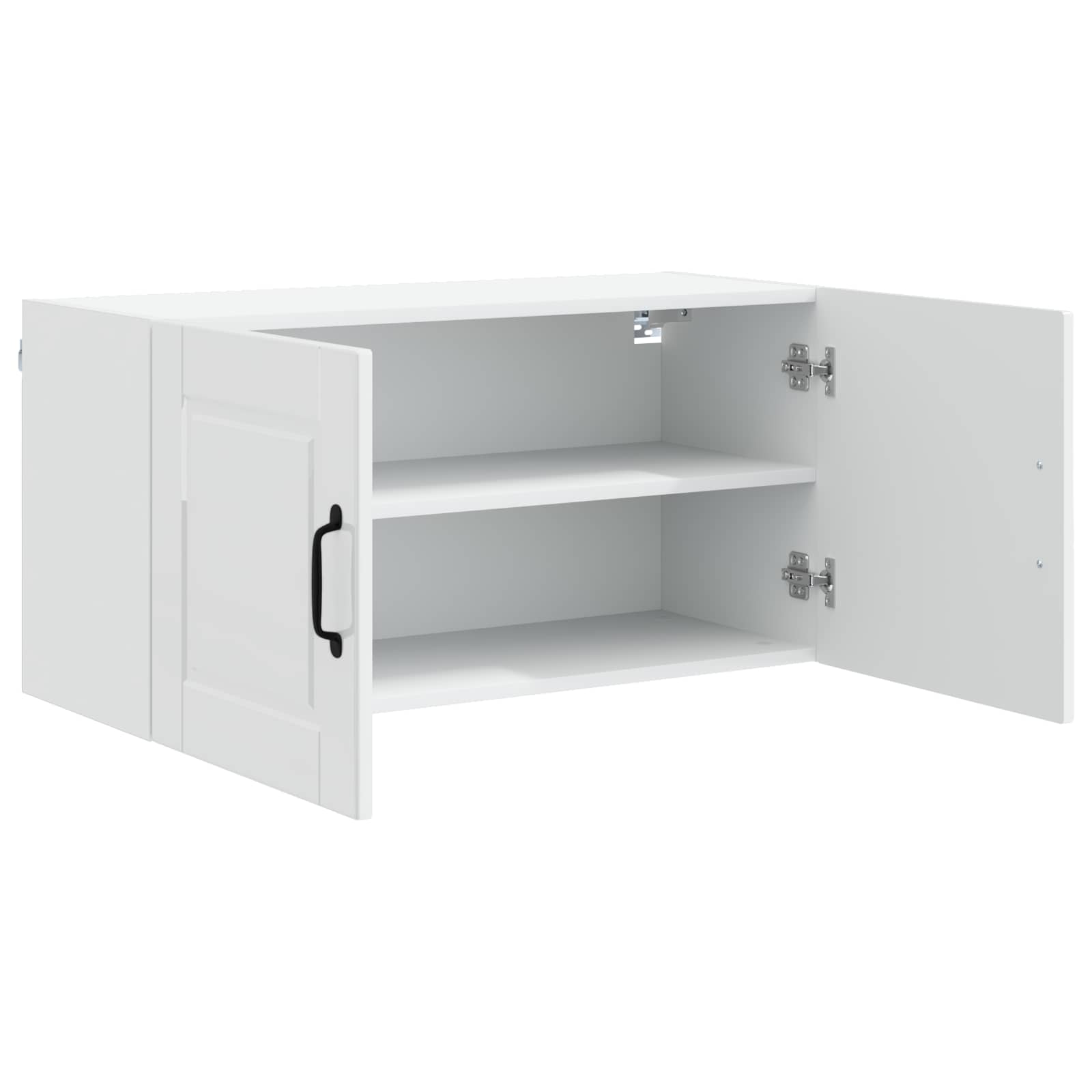 Wall Cabinet PORTO High Gloss White 80 x 31 x 40 cm