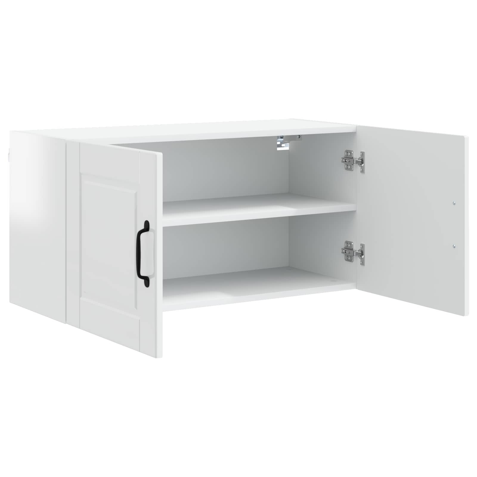 Wall Cabinet PORTO High Gloss White 80 x 31 x 40 cm