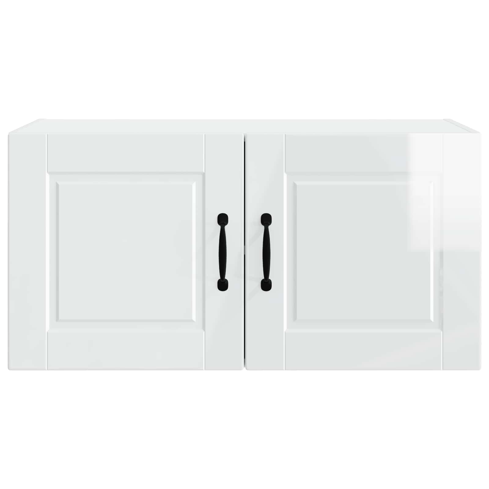 Wall Cabinet PORTO High Gloss White 80 x 31 x 40 cm
