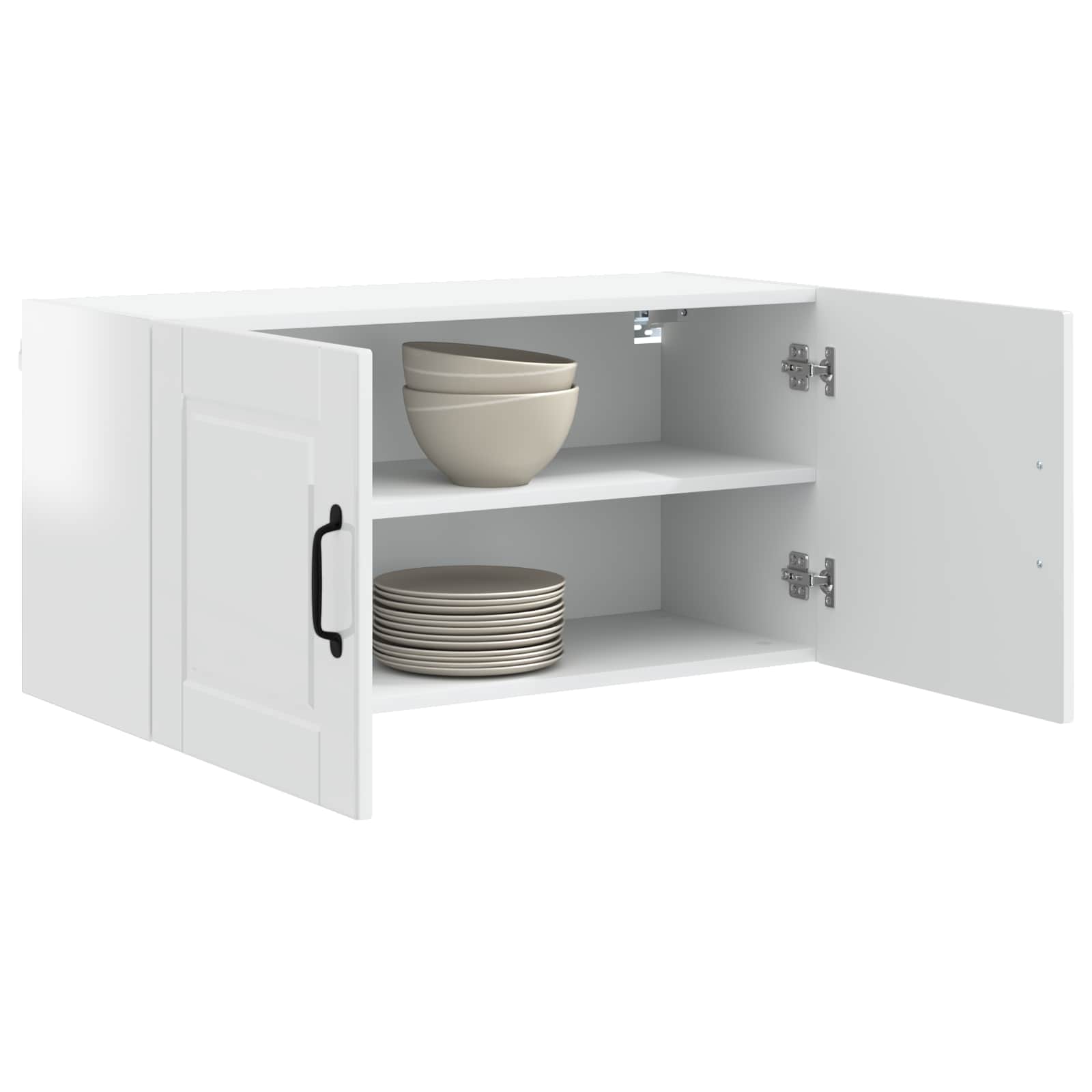 Wall Cabinet PORTO High Gloss White 80 x 31 x 40 cm