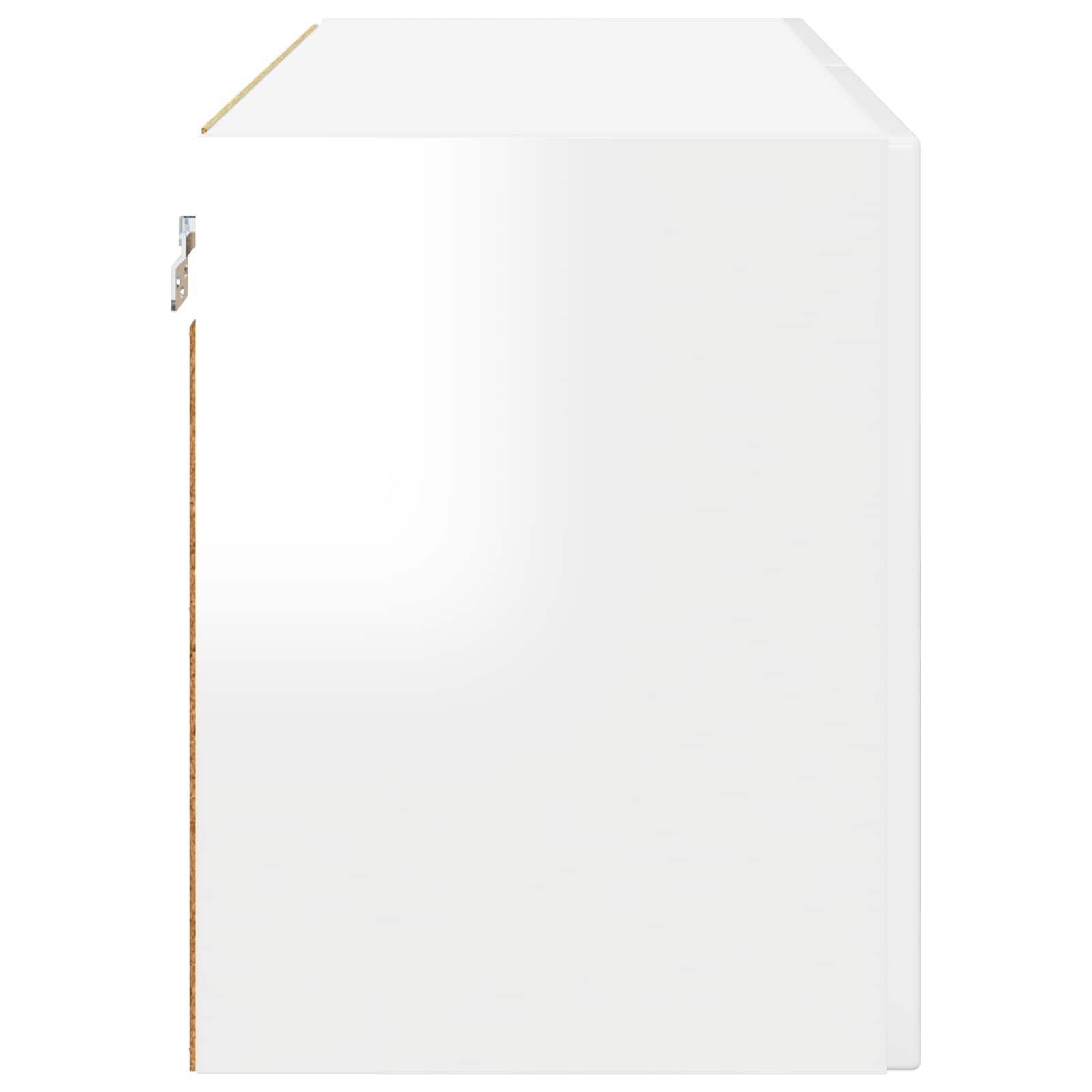 Wall Cabinet PORTO High Gloss White 80 x 31 x 40 cm