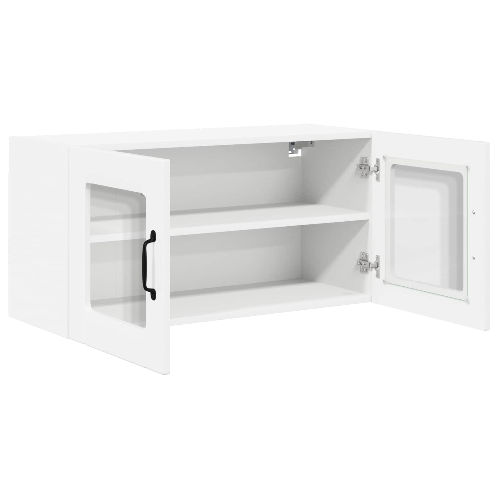Kitchen Cabinet with Shelf High Gloss White 80 x 31 x 40 cm