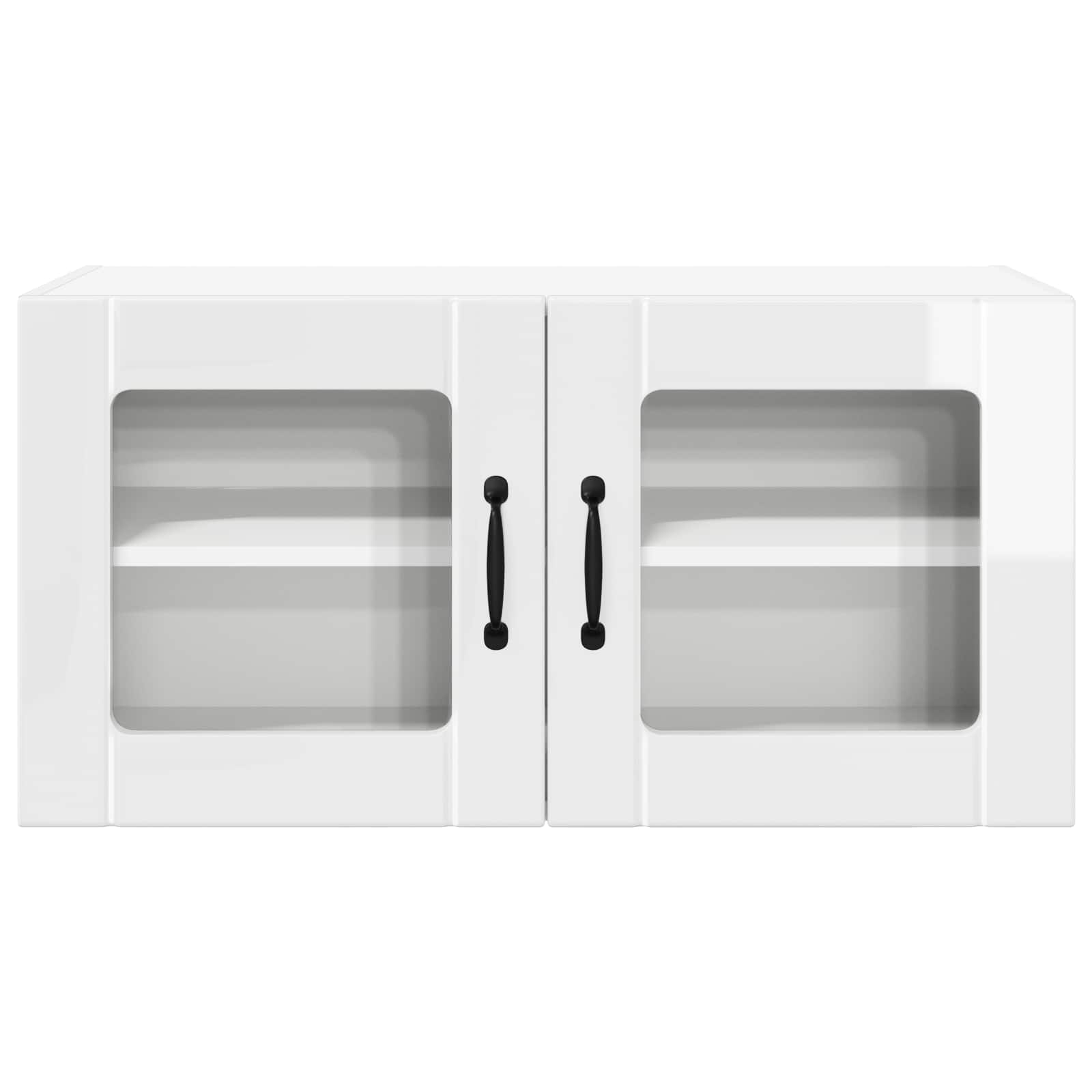 Kitchen Cabinet with Shelf High Gloss White 80 x 31 x 40 cm