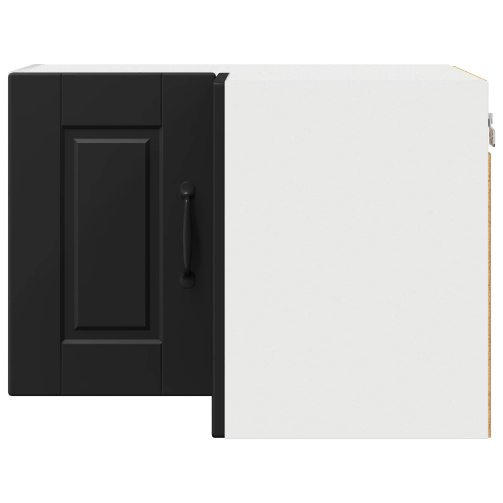 Kitchen Cabinet with Door Black 57 x 57 x 40 cm Engineered Wood