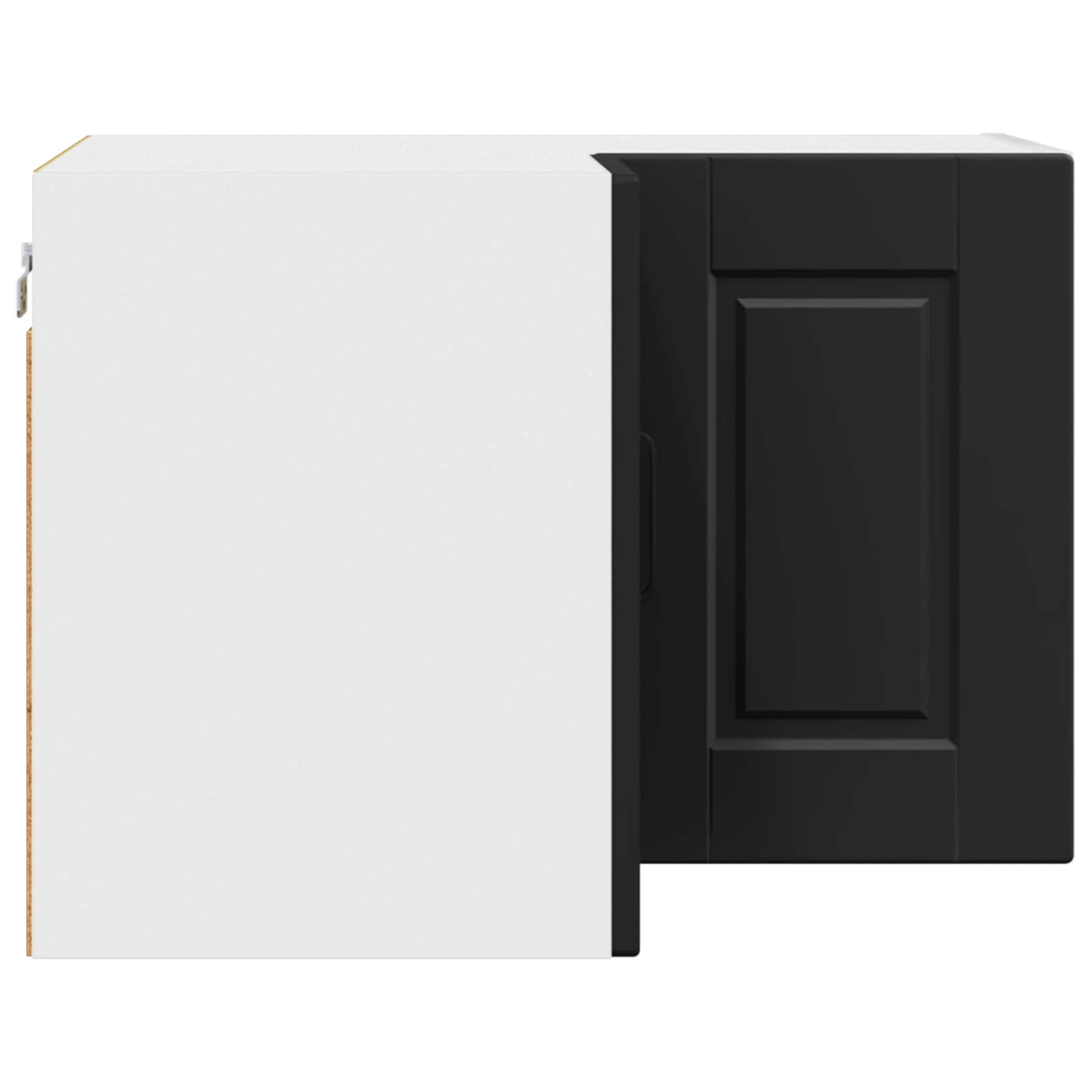 Kitchen Cabinet with Door Black 57 x 57 x 40 cm Engineered Wood