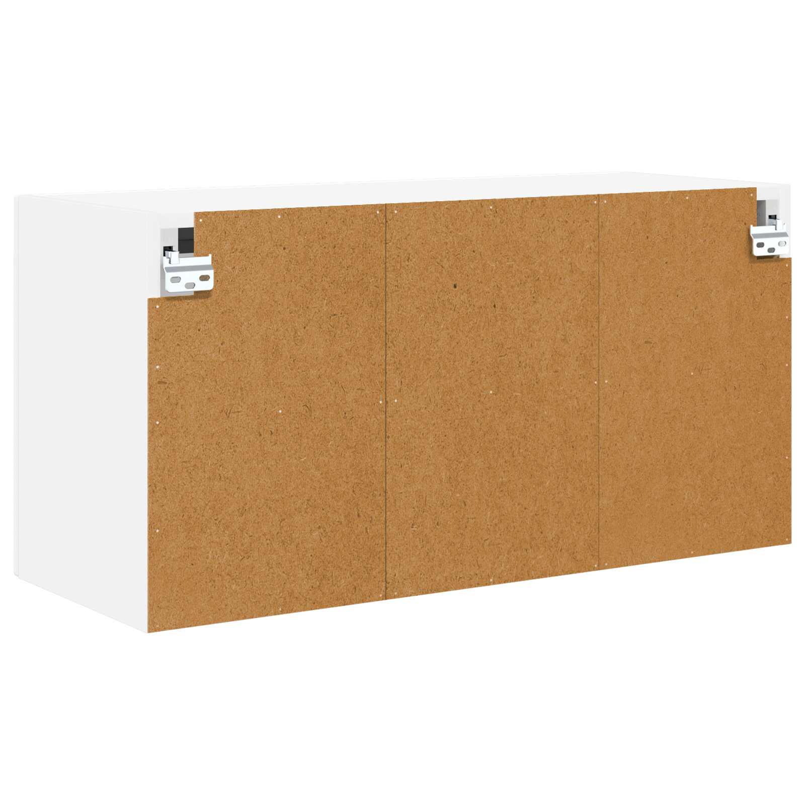 Wall Glass Cabinet PORTO White 60 x 31 x 40 cm Engineered Wood