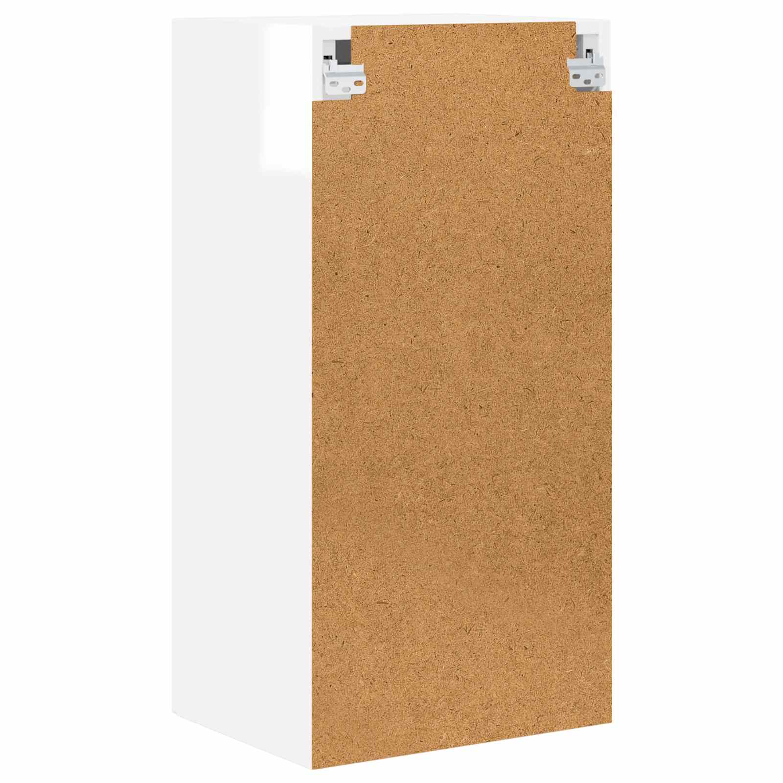 Wall Glass Cabinet PORTO 2 pcs High Gloss White 40 x 31 x 80 cm