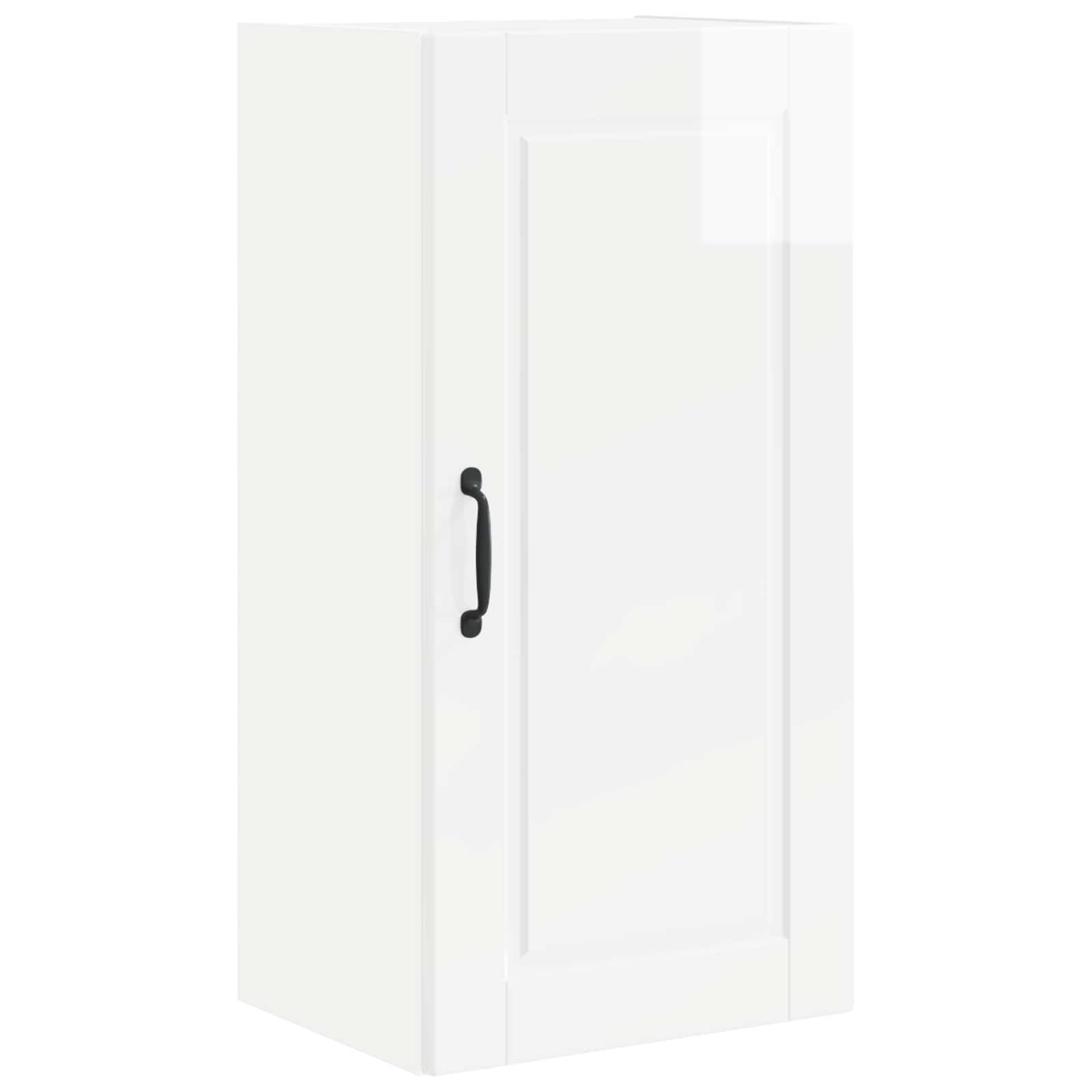 Kitchen Cabinet with Shelf High Gloss White 40 x 31 x 80 cm