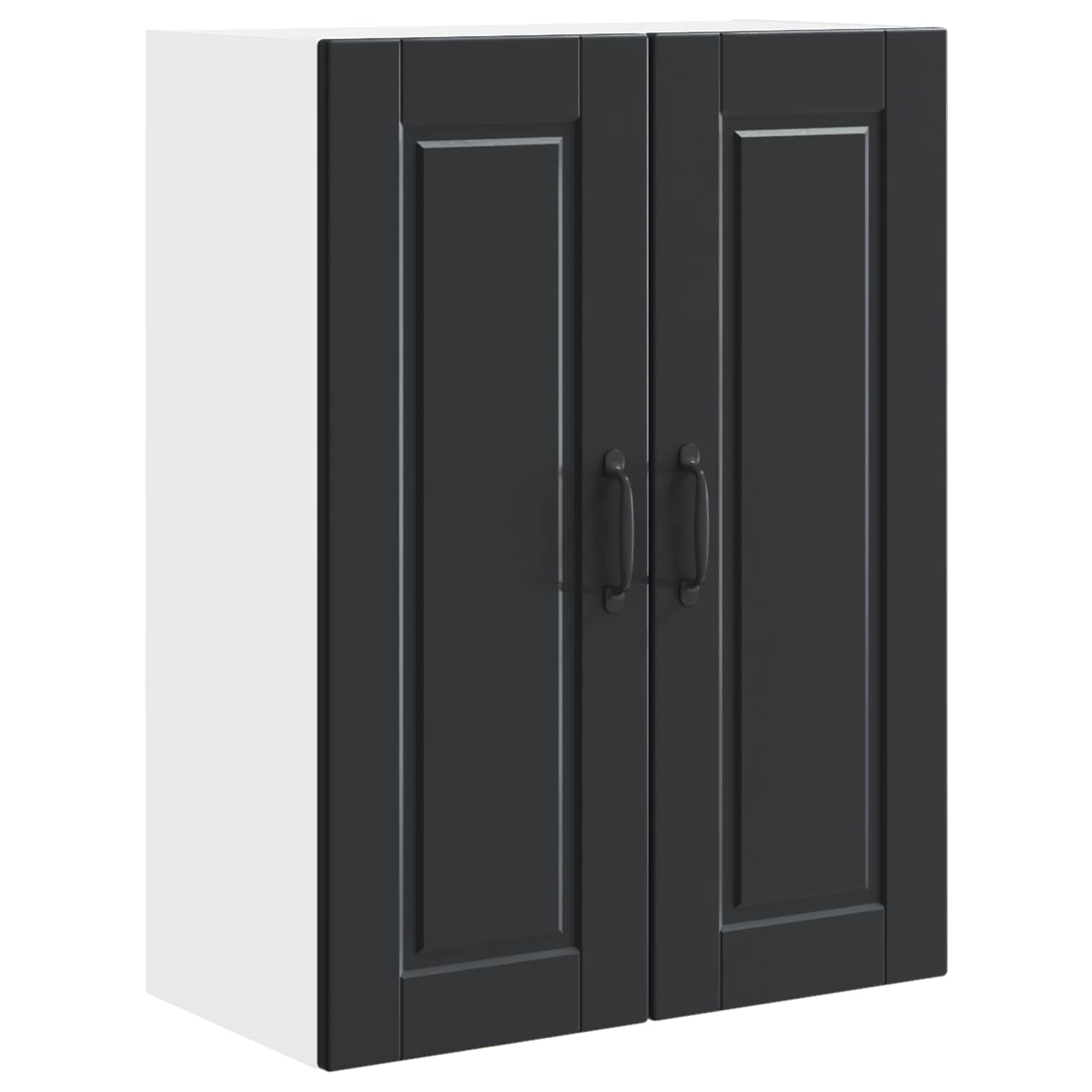 Kitchen Cabinet with Door Black 60 x 31 x 80 cm Engineered Wood
