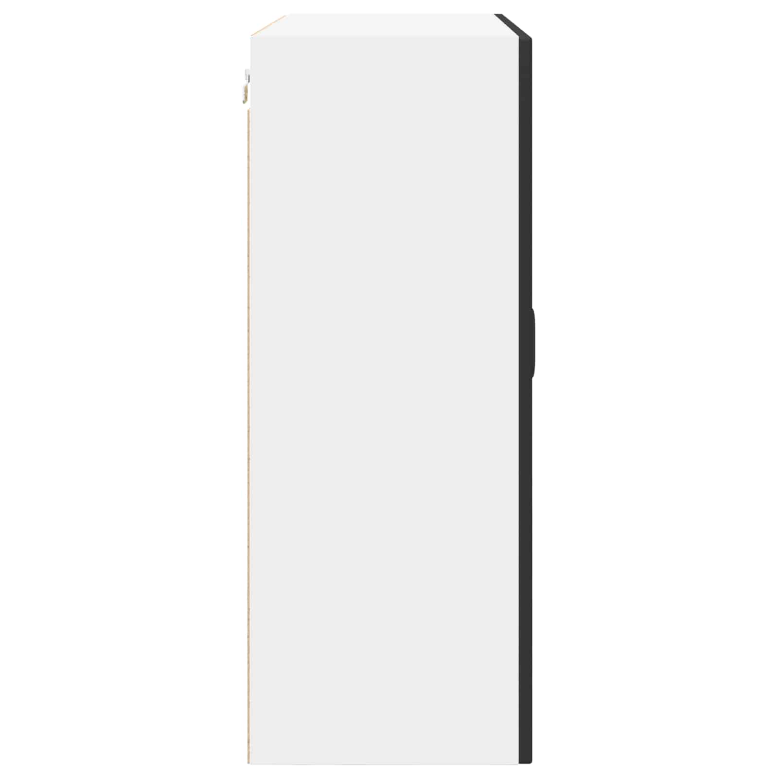 Wall Cabinet PORTO Black 80 x 31 x 80 cm Engineered Wood