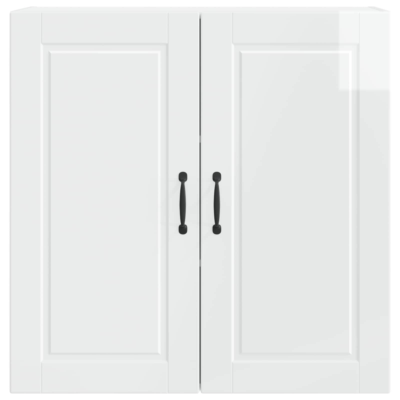 Wall Cabinet PORTO High Gloss White 80 x 31 x 80 cm