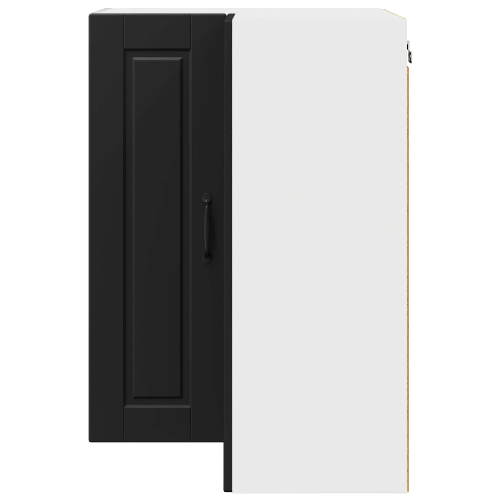 Kitchen Cabinet with Door Black 57 x 57 x 80 cm Engineered Wood