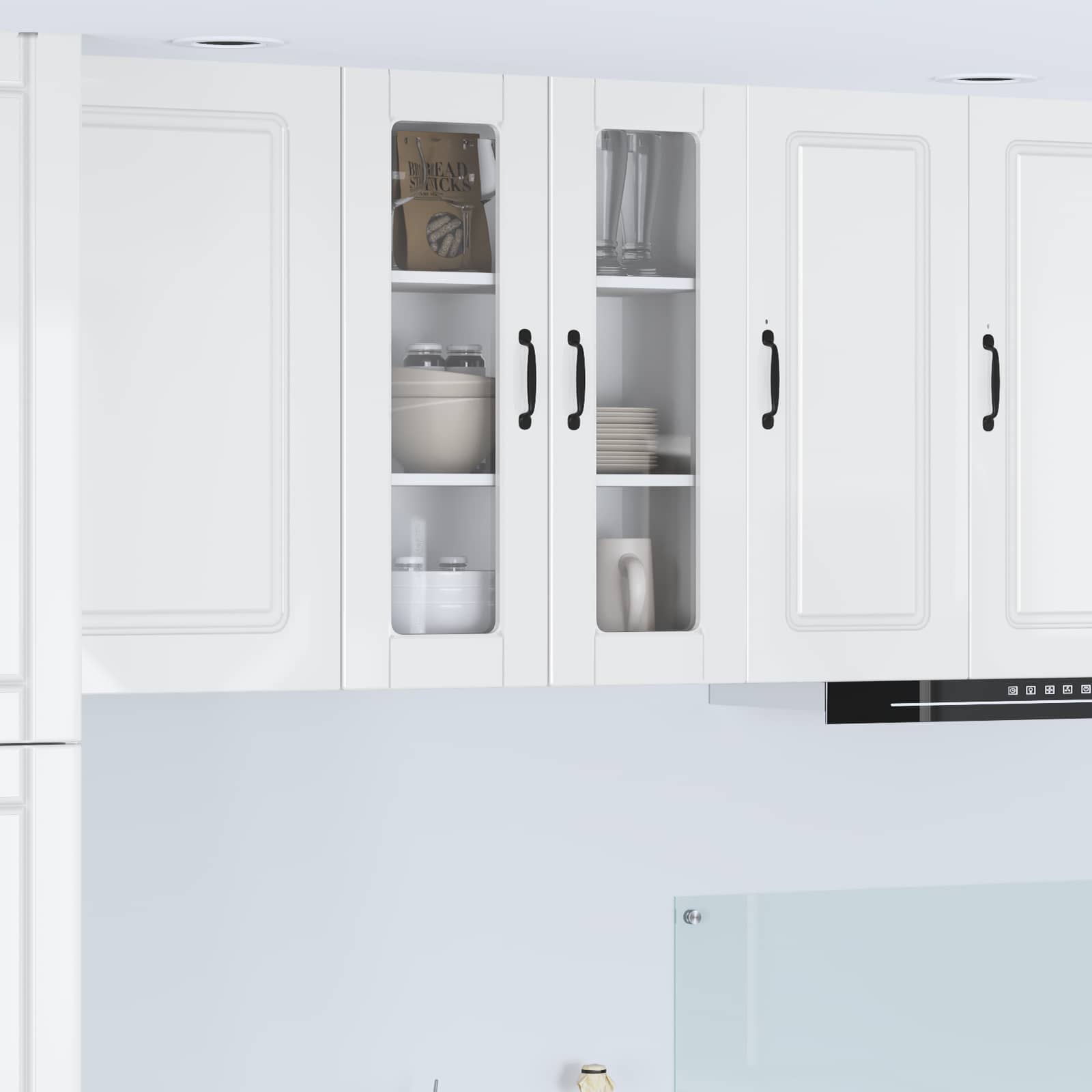 Kitchen Cabinet with Shelf High Gloss White 60 x 31 x 80 cm