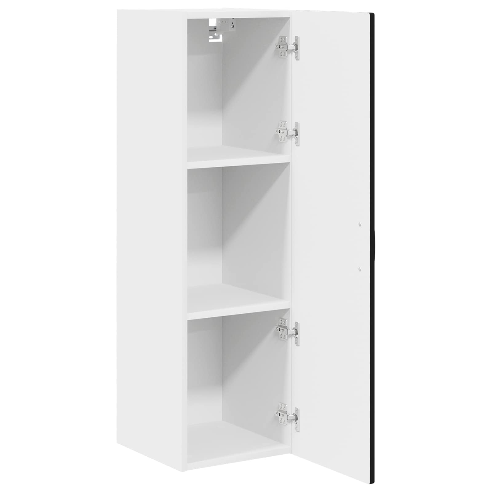 Wall Cabinet PORTO Black 30 x 31 x 100 cm Engineered Wood
