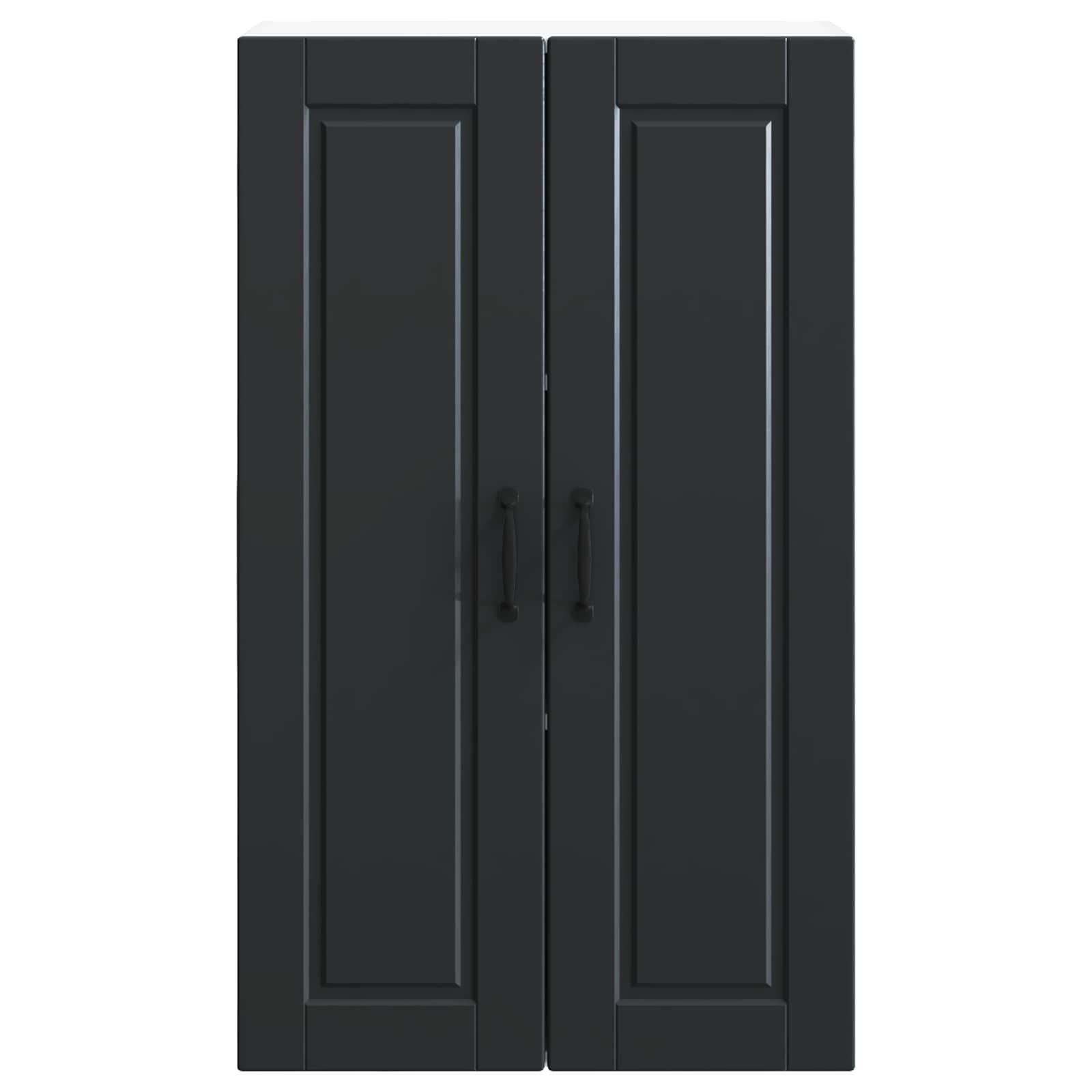 Wall Cabinet PORTO Black 60 x 31 x 100 cm Engineered Wood