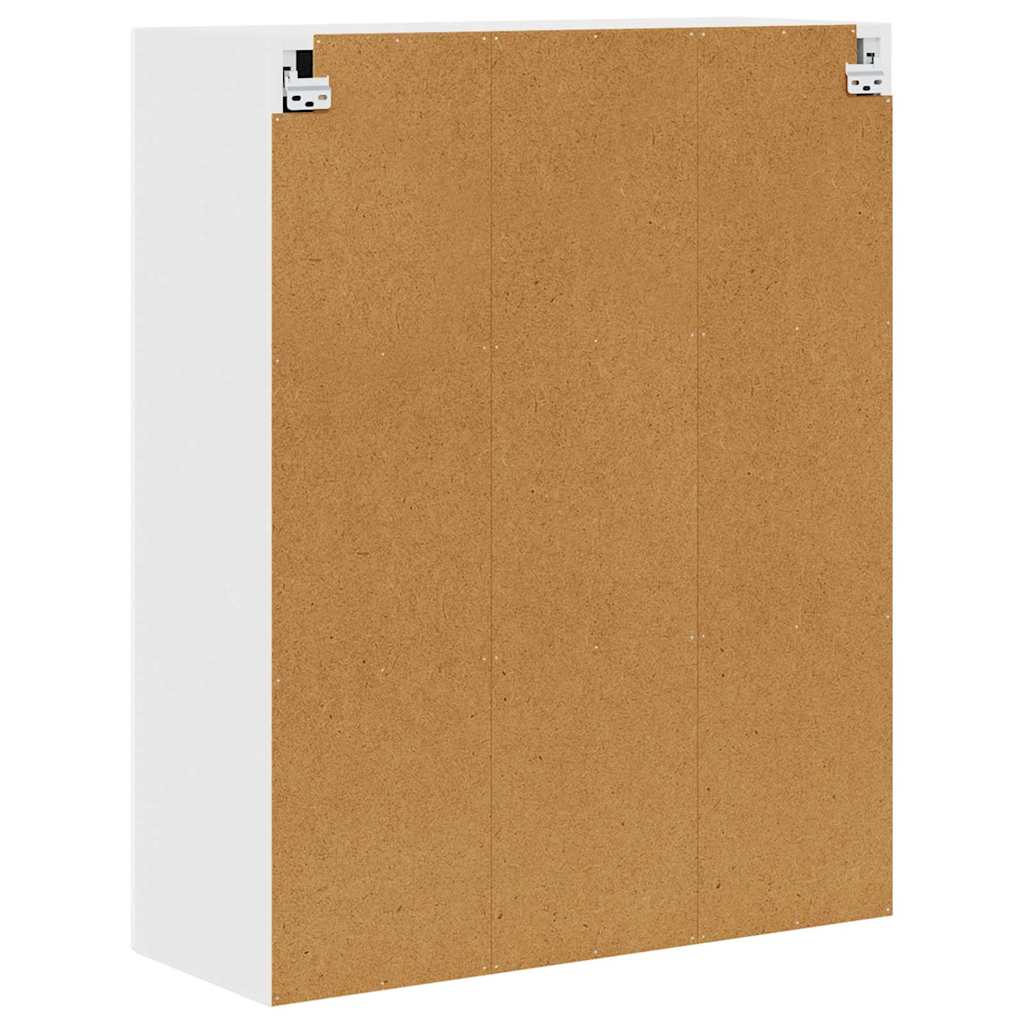 Wall Cabinet PORTO White 80 x 31 x 100 cm Engineered Wood