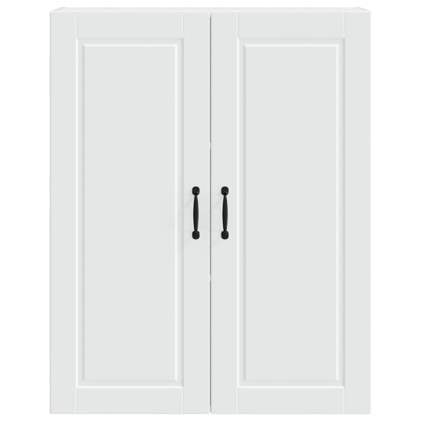 Wall Cabinet PORTO White 80 x 31 x 100 cm Engineered Wood