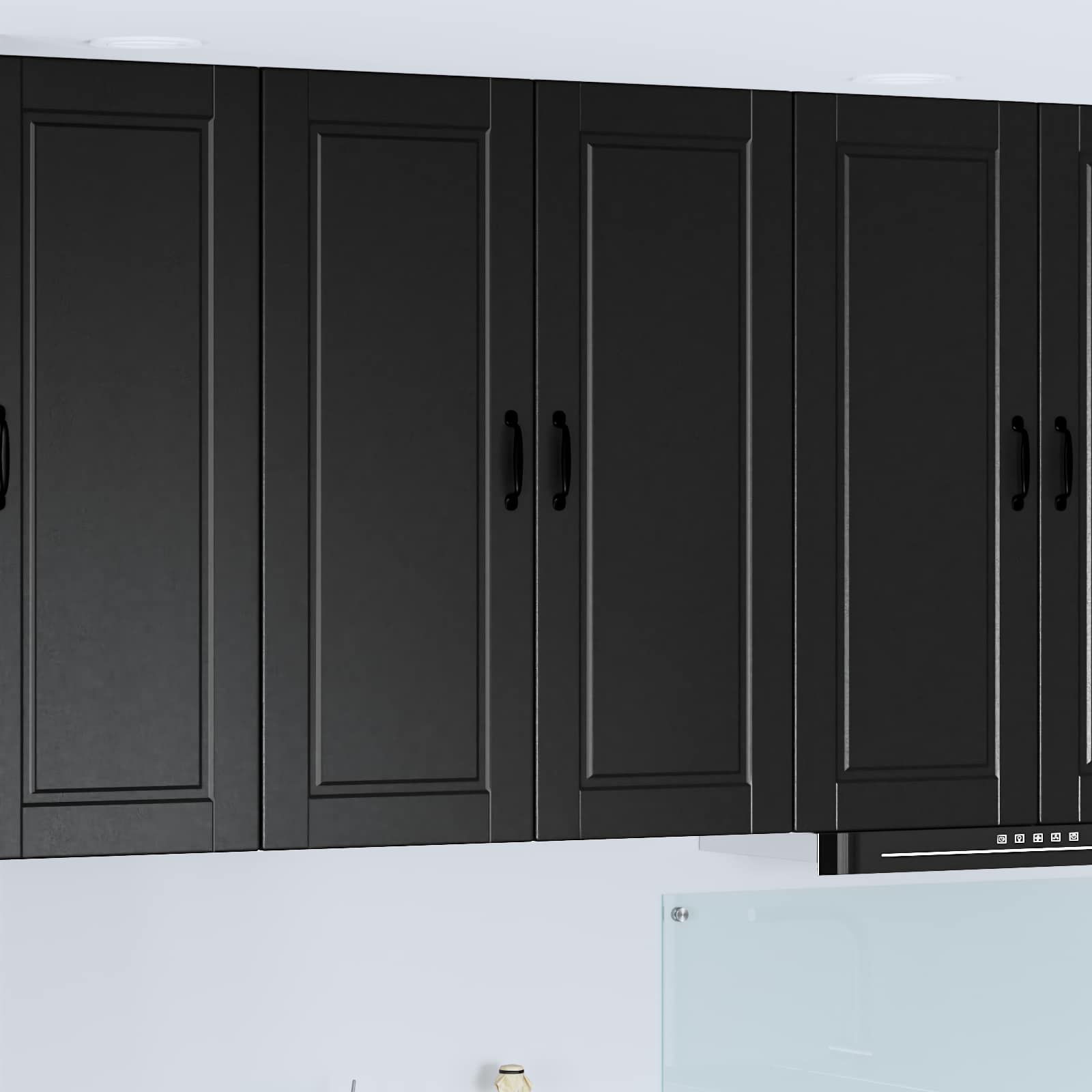 Kitchen Cabinet Black 80 x 31 x 100 cm Engineered Wood