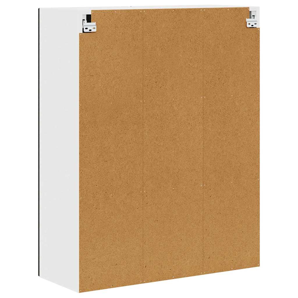 Wall Cabinet PORTO Black 80 x 31 x 100 cm Engineered Wood
