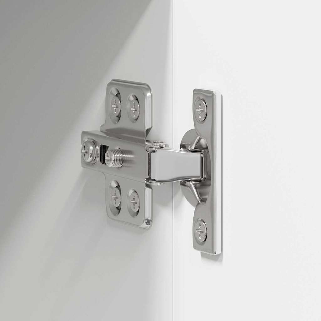 Wall Cabinet PORTO High Gloss White 80 x 31 x 100 cm
