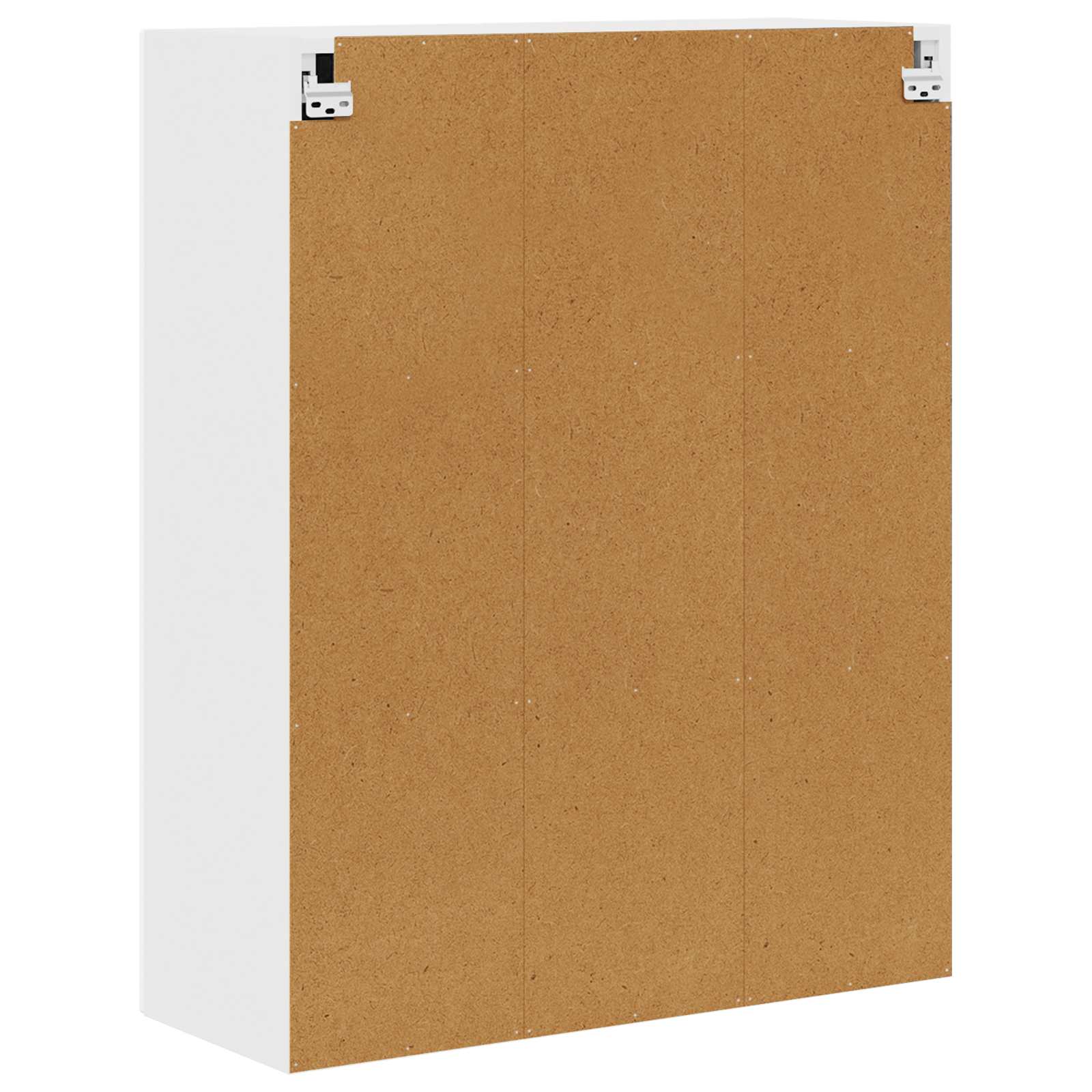 Wall Glass Cabinet PORTO White 80 x 31 x 100 cm Engineered Wood