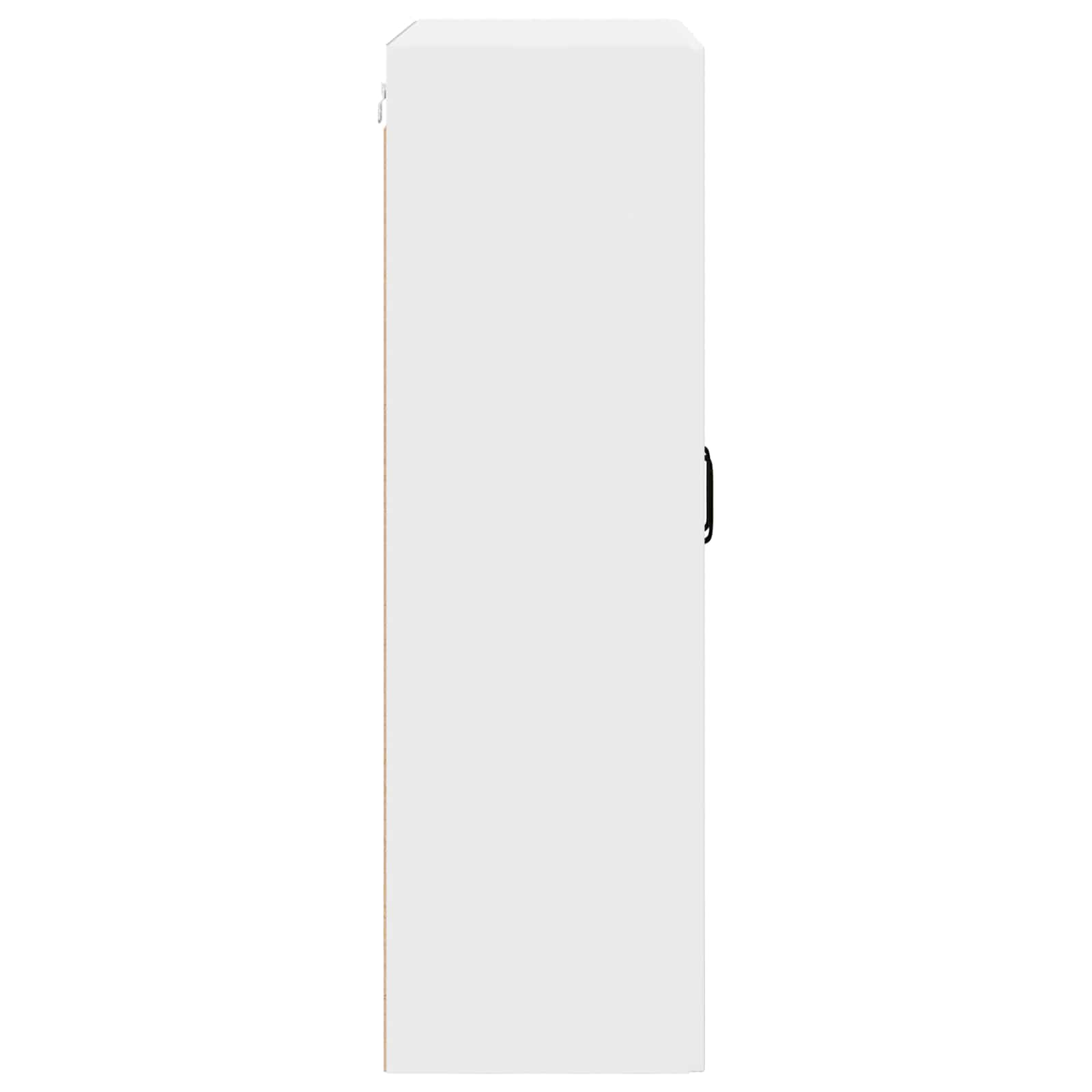 Wall Glass Cabinet PORTO White 80 x 31 x 100 cm Engineered Wood