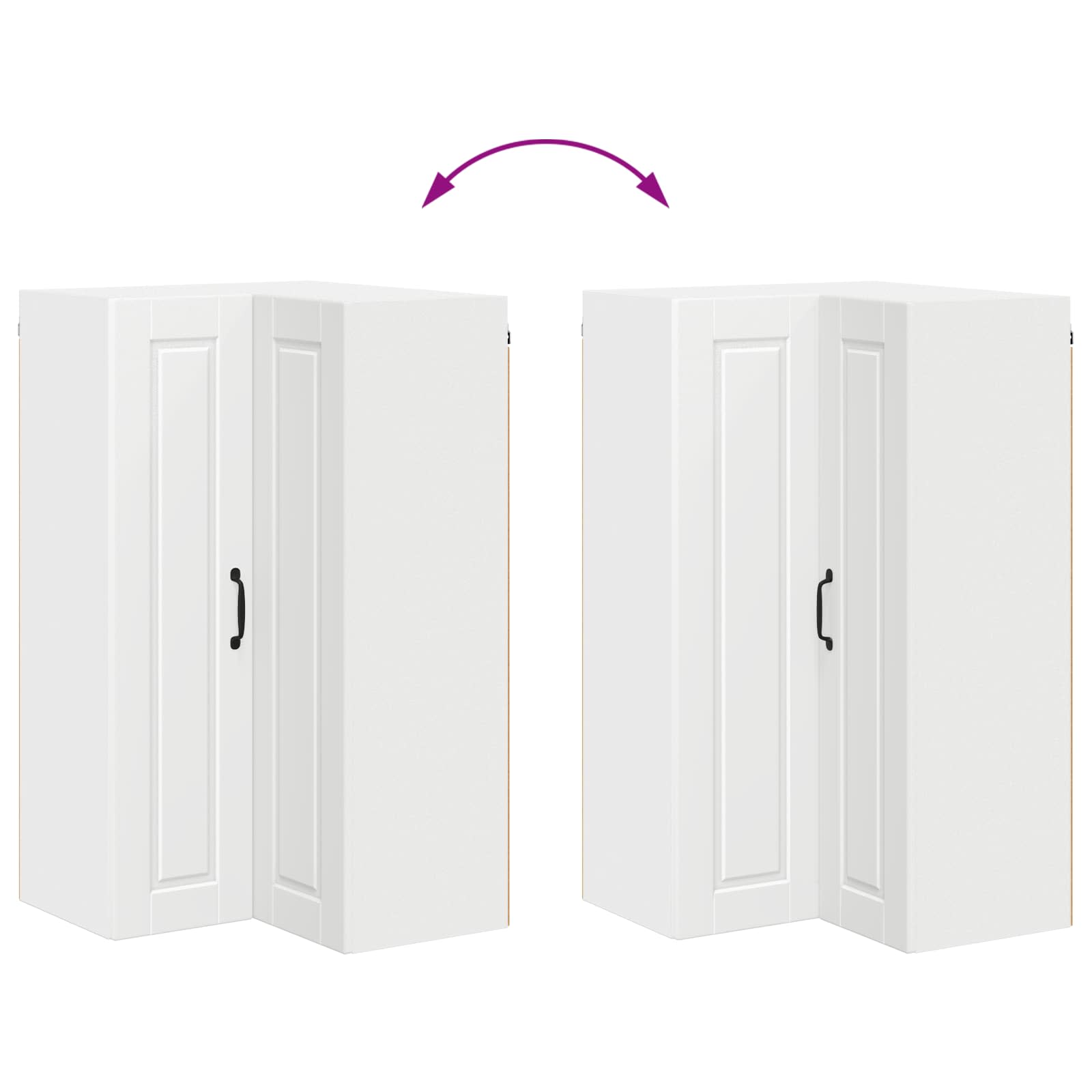 Kitchen Cabinet White 57 x 57 x 100 cm Engineered Wood