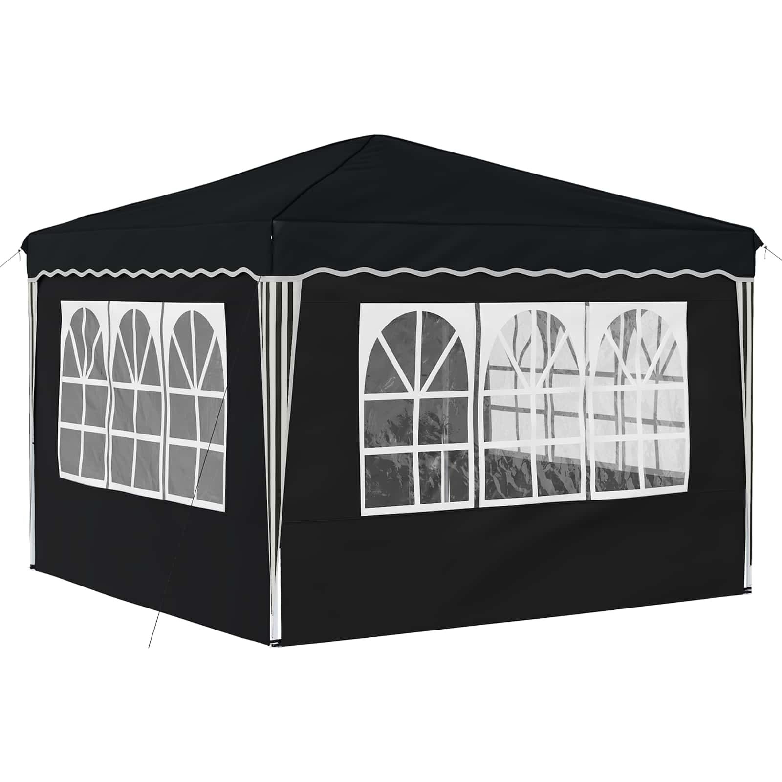 Pop-up Party Tent 288 x 288 x 245 cm Anthracite Oxford Fabric