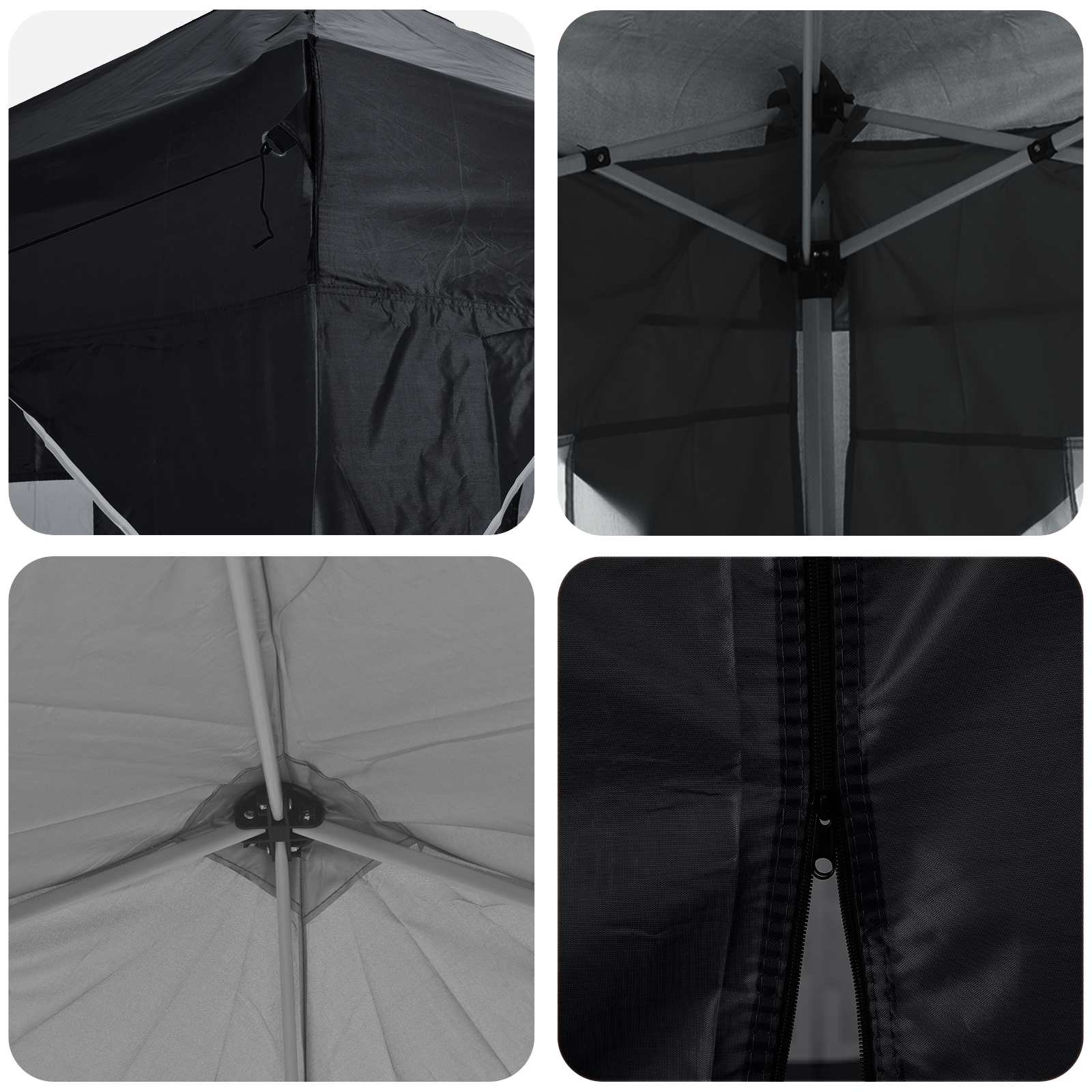 Pop-up Party Tent 575 x 288 x 245 cm Anthracite Oxford Fabric