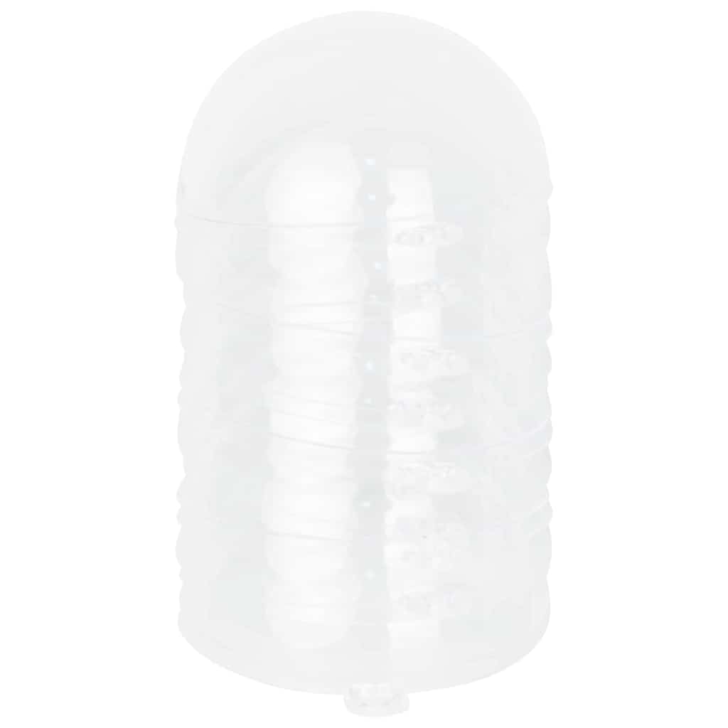Christmas Bauble Set 25 pcs Transparent Ø 10 cm