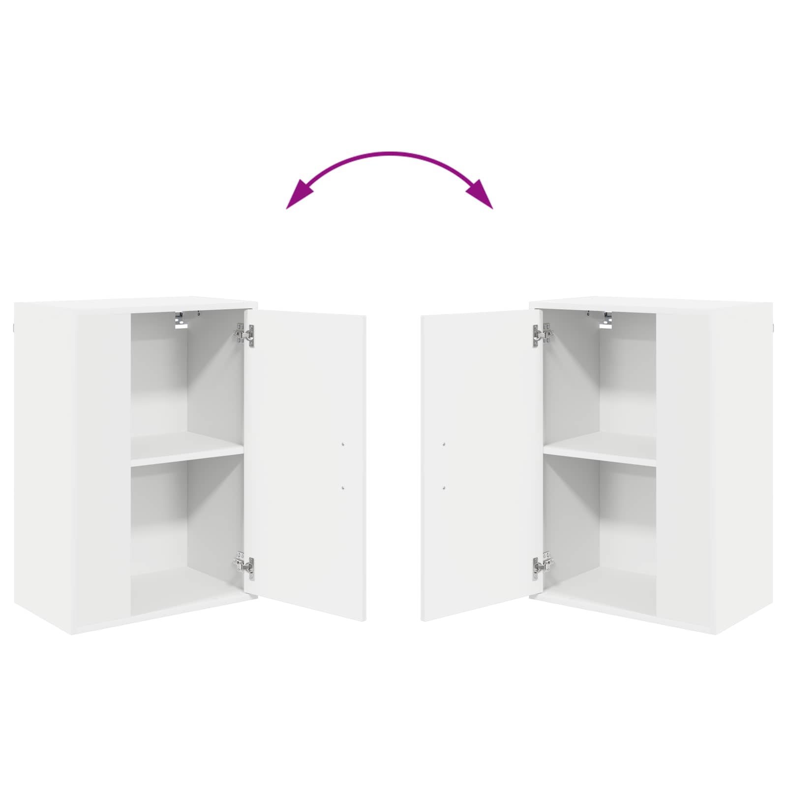 TV Cabinet Set White Engineered wood