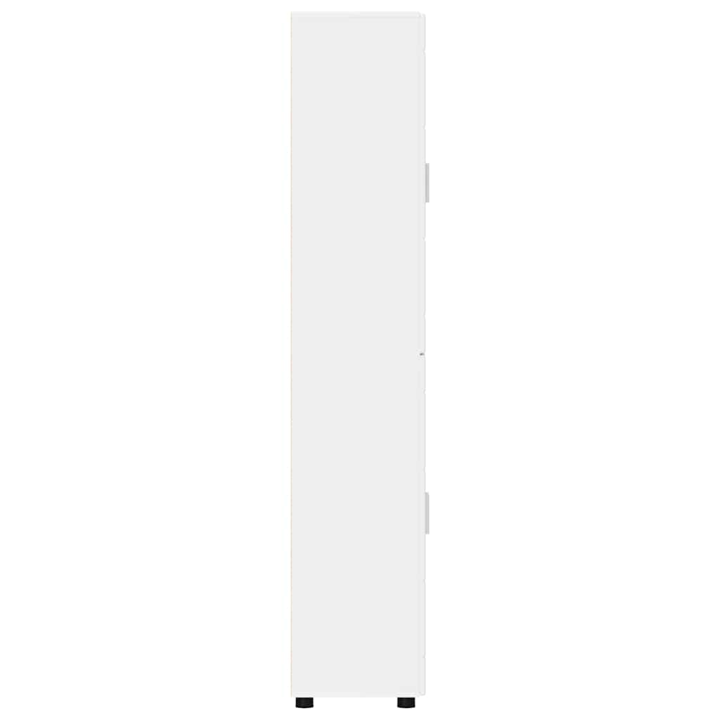 Highboard FLORIN 60 x 35 x 182 cm White Engineered Wood
