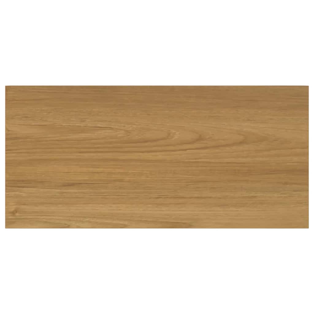 Wall Shelf 2 pcs Brown 40 x 23.5 x 3.8 cm Engineered Wood