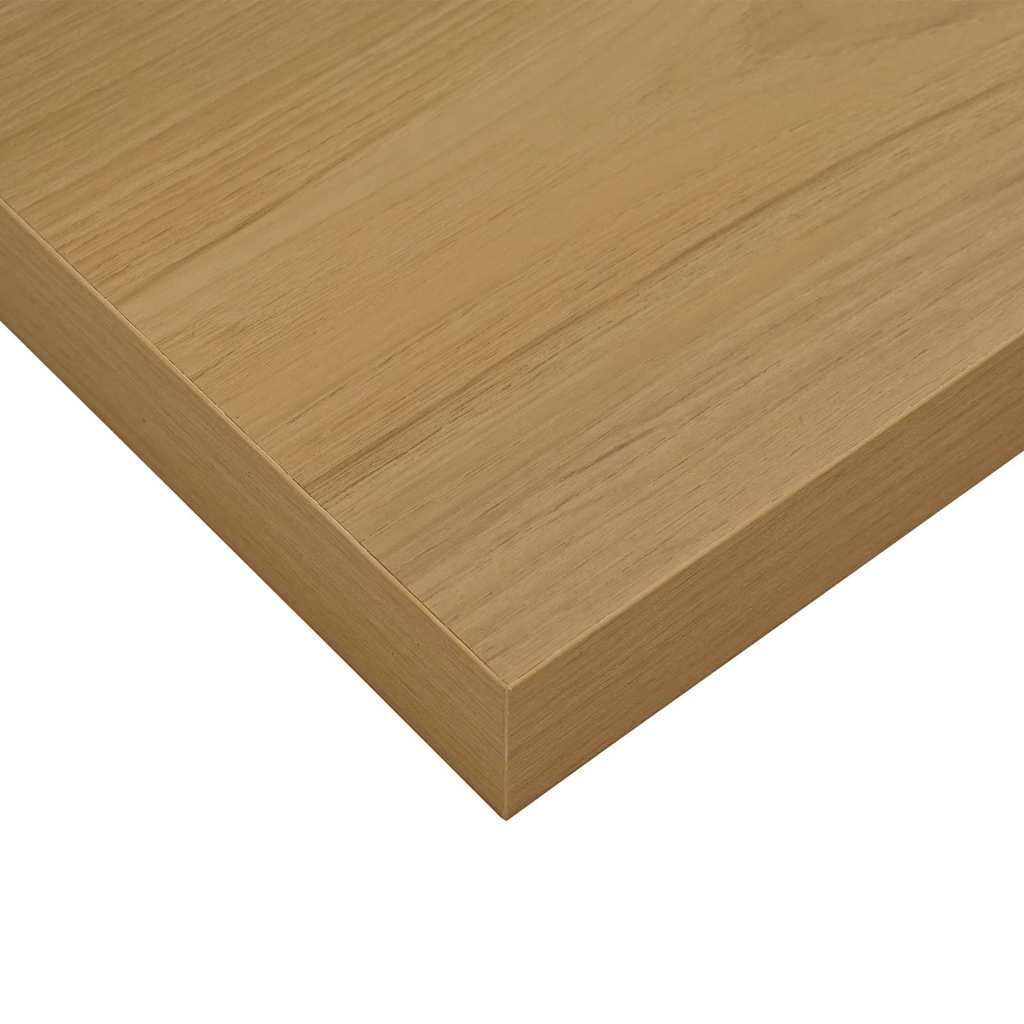 Wall Shelf 2 pcs Brown 50 x 23.5 x 3.8 cm Engineered Wood