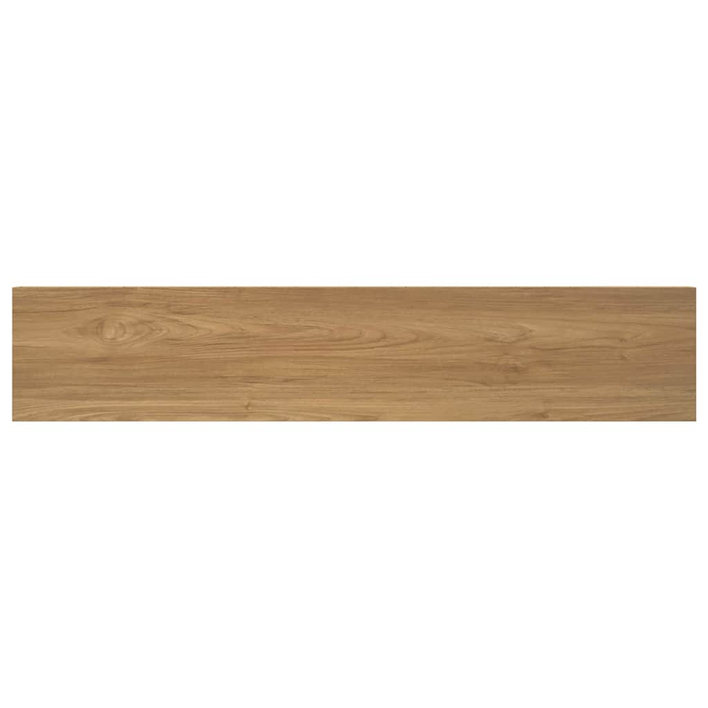 Wall Shelf 2 pcs Brown 120 x 23,5 x 3,8 cm Engineered Wood