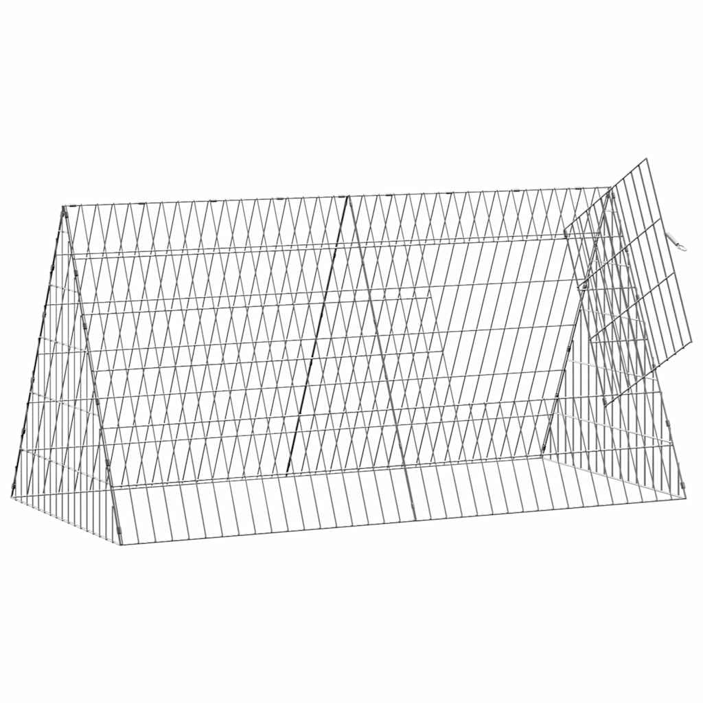 Rabbit Cage Silver 110 x 55 x 55 cm Galvanised Steel