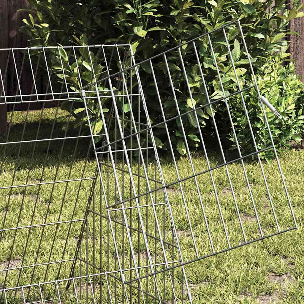 Rabbit Cage Silver 430 x 55 x 55 cm Galvanised Steel