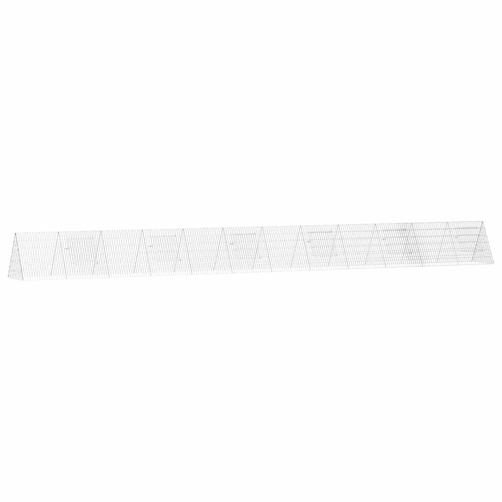 Rabbit Cage Silver 650 x 55 x 55 cm Galvanised Steel