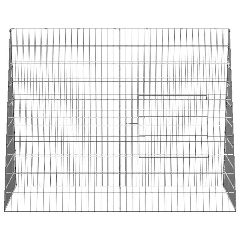 Rabbit Cage Silver 110 x 100 x 85 cm Galvanised Steel
