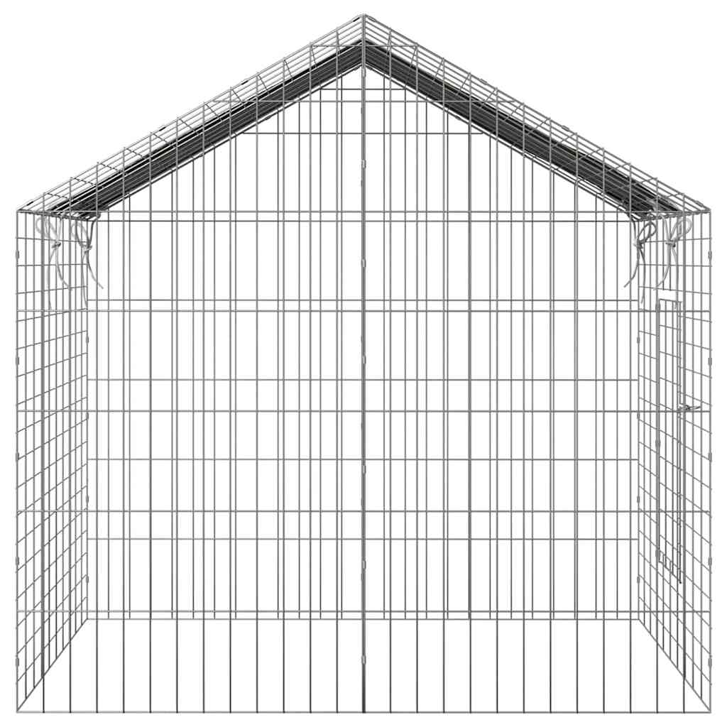 Rabbit Cage Silver 100 x 78 x 78 cm Galvanised Steel