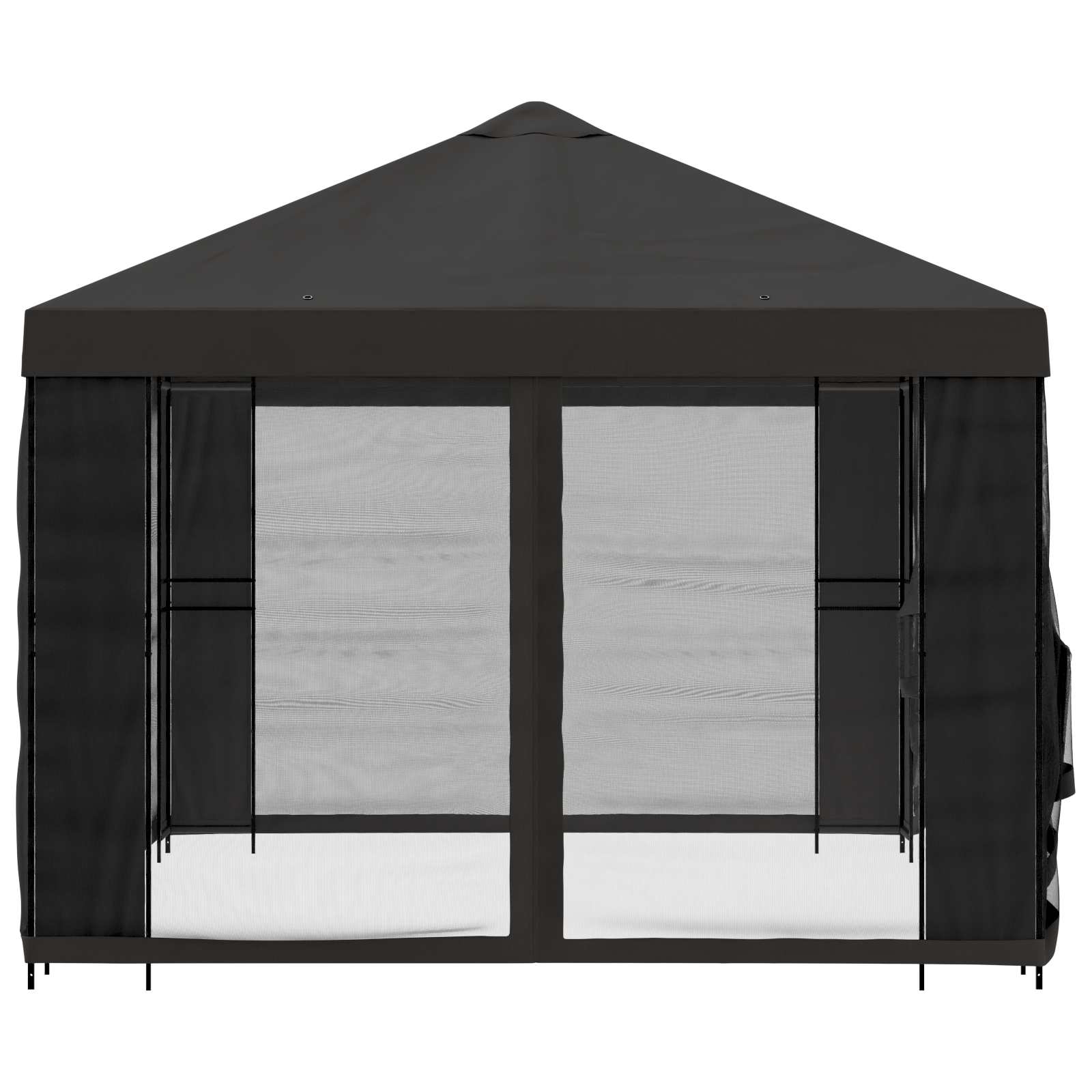 Garden Gazebo with Sidewalls 4 x 3 m Anthracite