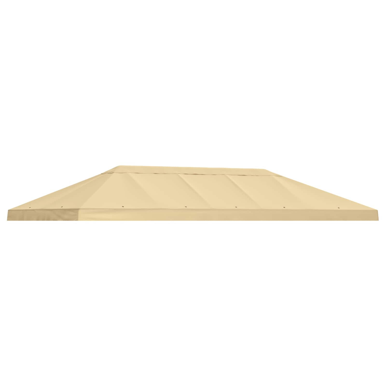 Gazebo Canopy Cover 6 x 3 m Cream Polyester 190