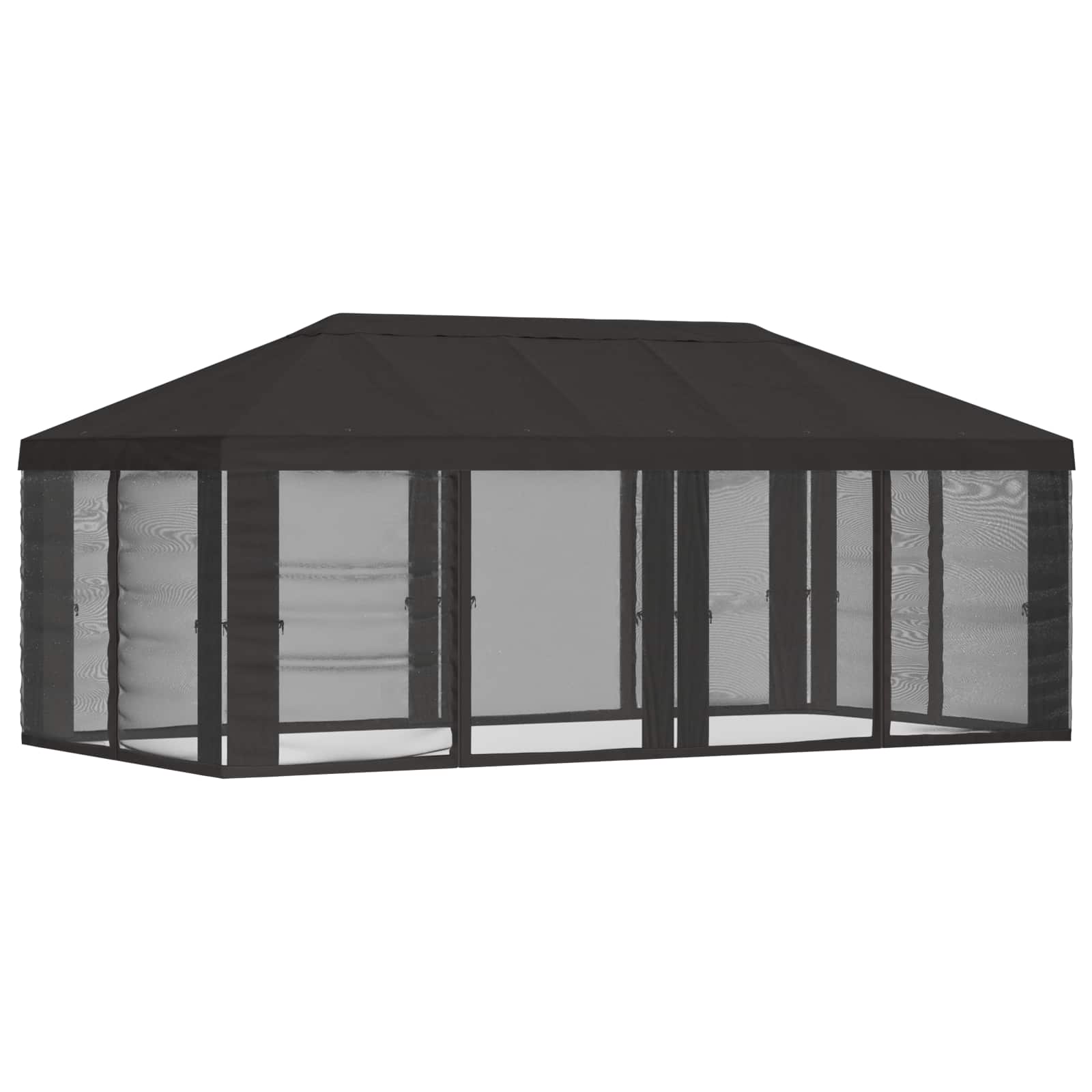 Gazebo Cover with Sidewalls Anthracite 600.5 x 300.5 cm