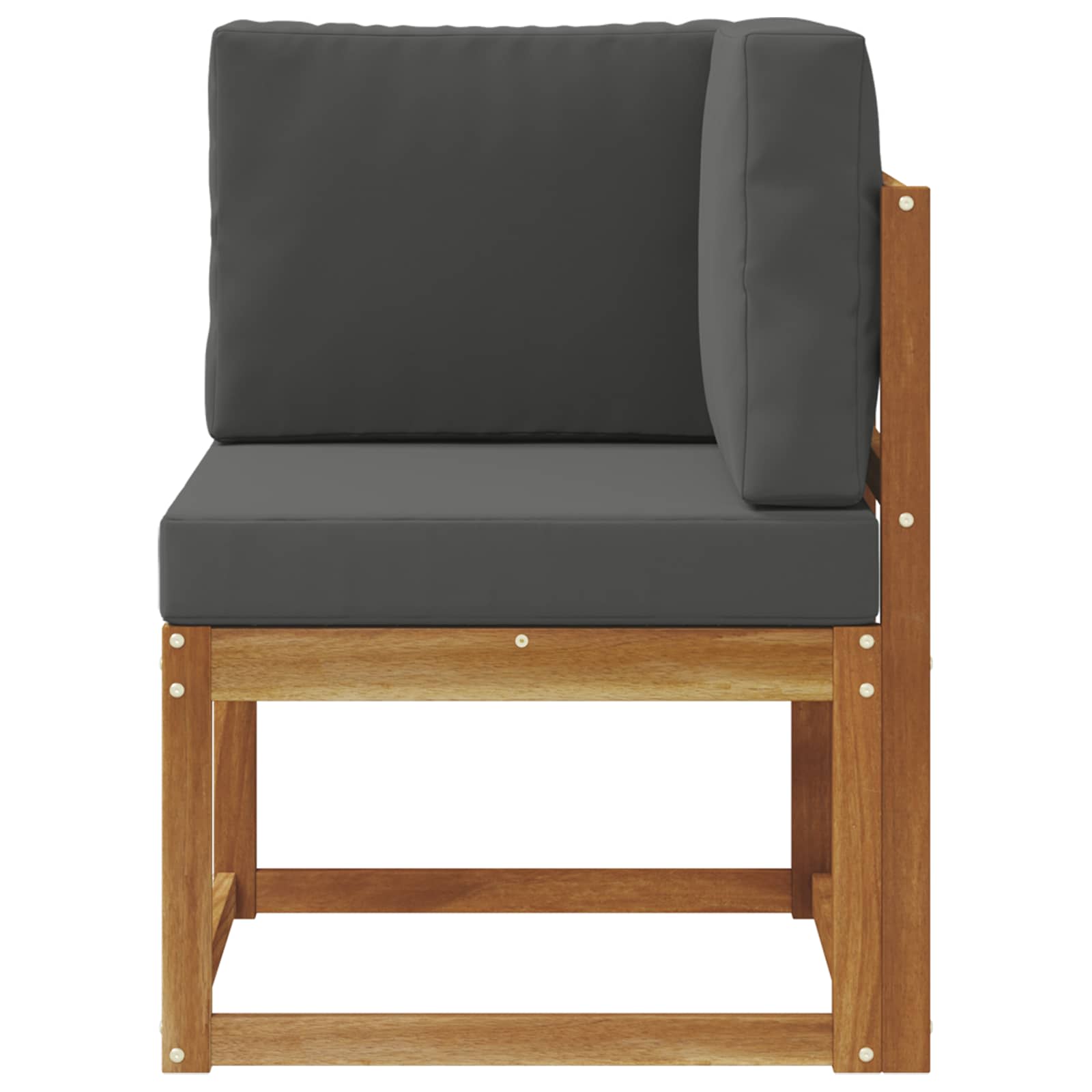 Outdoor Corner Sofa Solid Acacia Wood