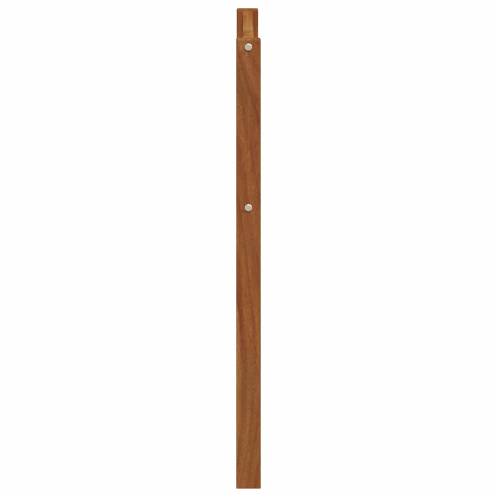 Armrest 2 pcs Natural 59 x 4 x 73 cm Solid Acacia Wood
