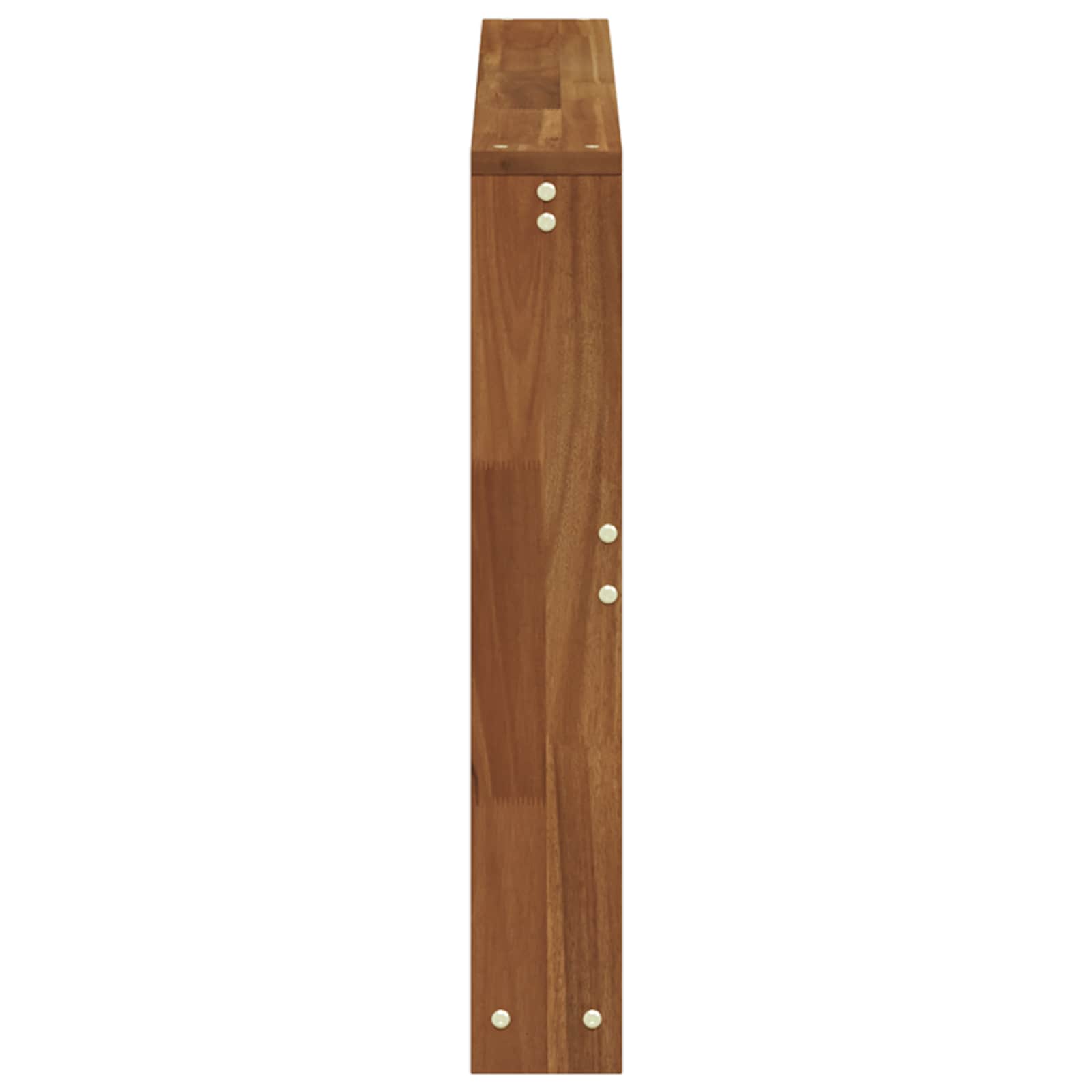 Armrest 2 pcs Natural 78 x 10 x 61 cm Solid Acacia Wood