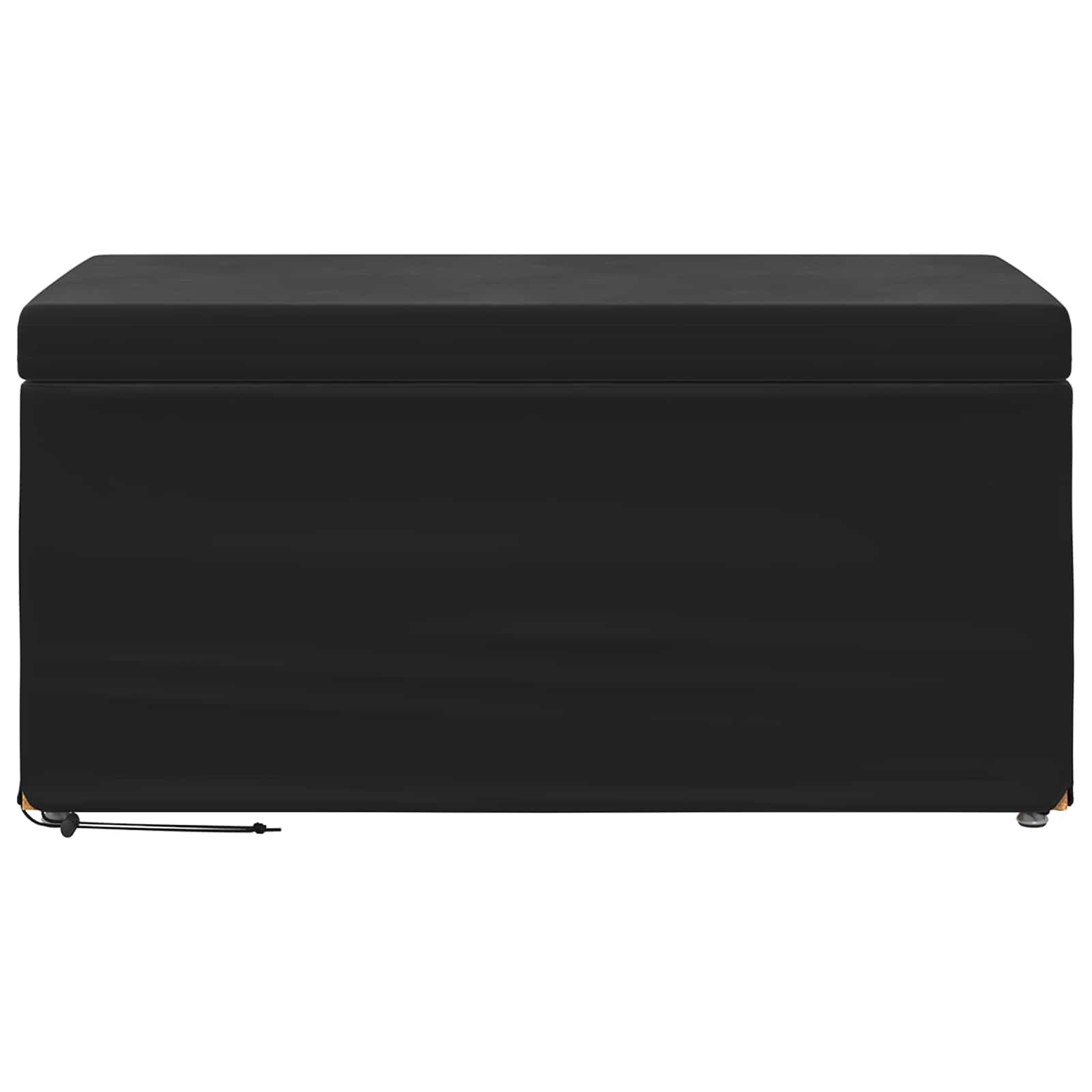 Stool Black 81 x 41 x 40 cm Velvet and Engineered Wood